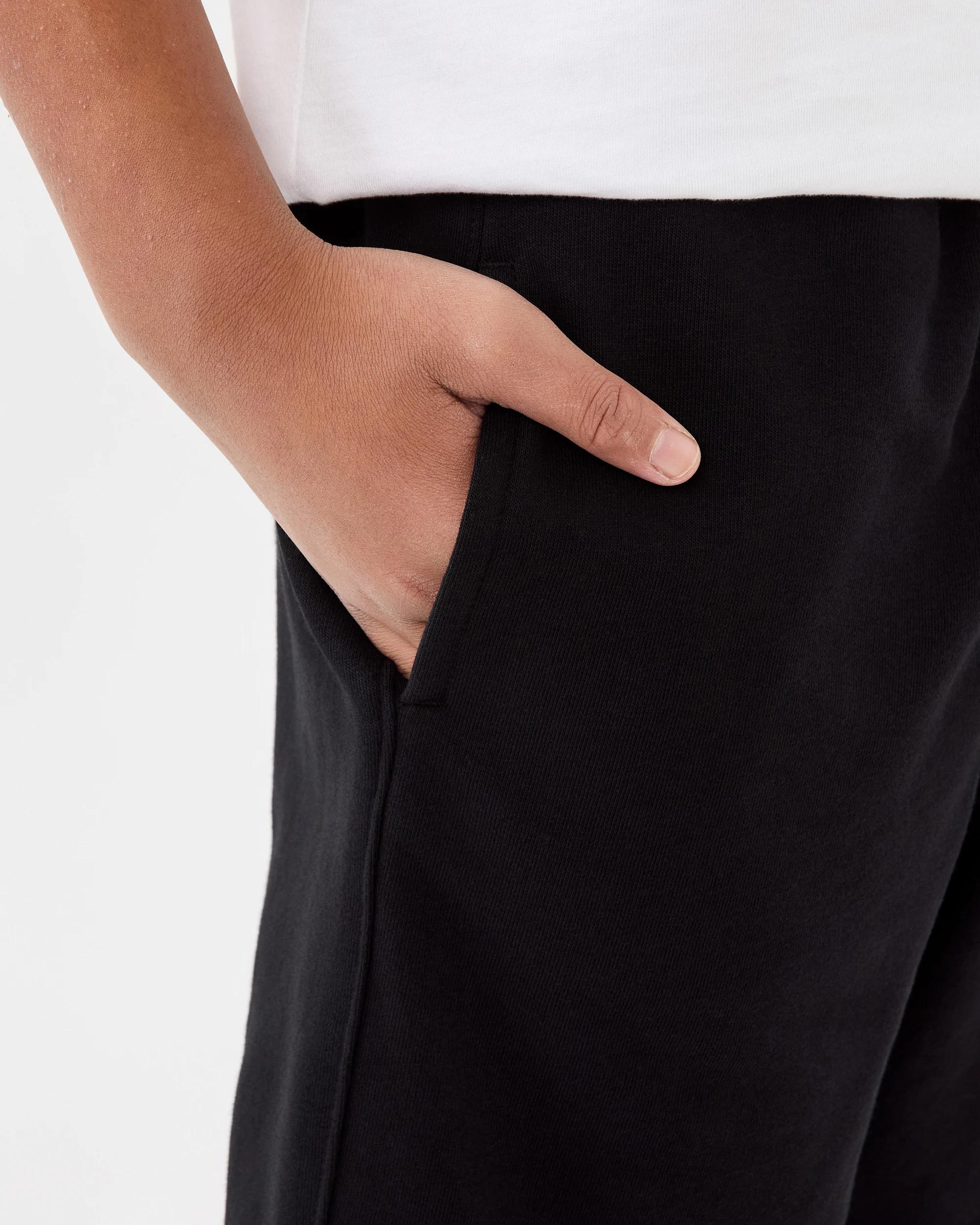 3 Print Knit Shorts Blk Slogan, 3 of 7