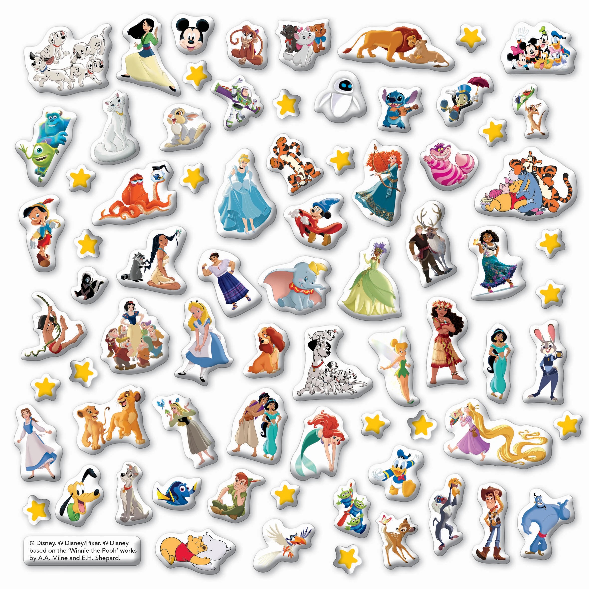 4 Disney Favourites: Puffy Sticker Activity Case - Book, 4 of 4