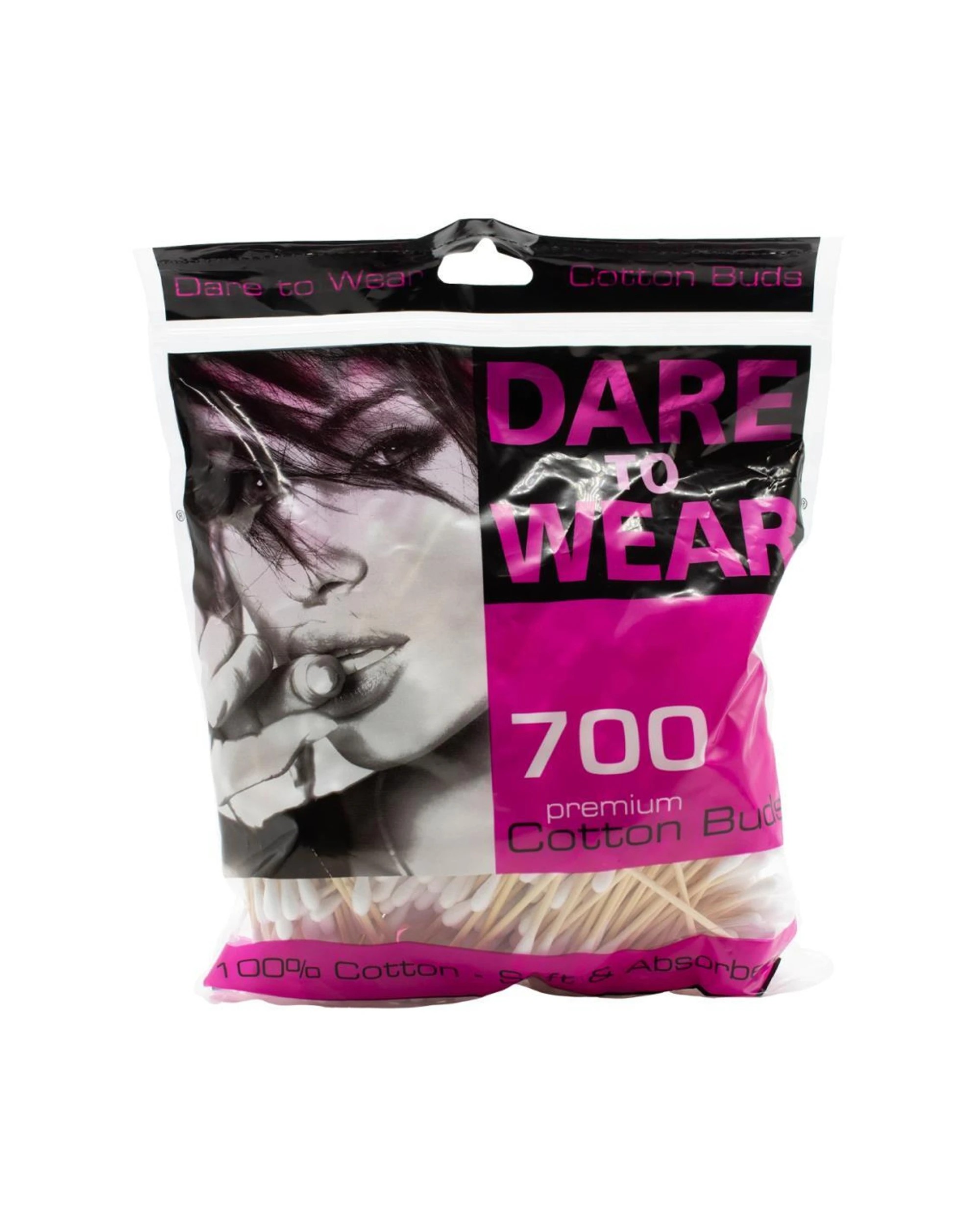 2 Dare To Wear 4200pc Premium 100% Cotton Buds With Wooden Stem - Plain, 2 of 3