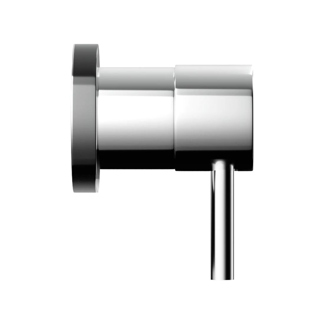 1 Cefito Basin Twin Tap Wall Round Brass Faucet Shower Bathtub - Silver, 1 of 4