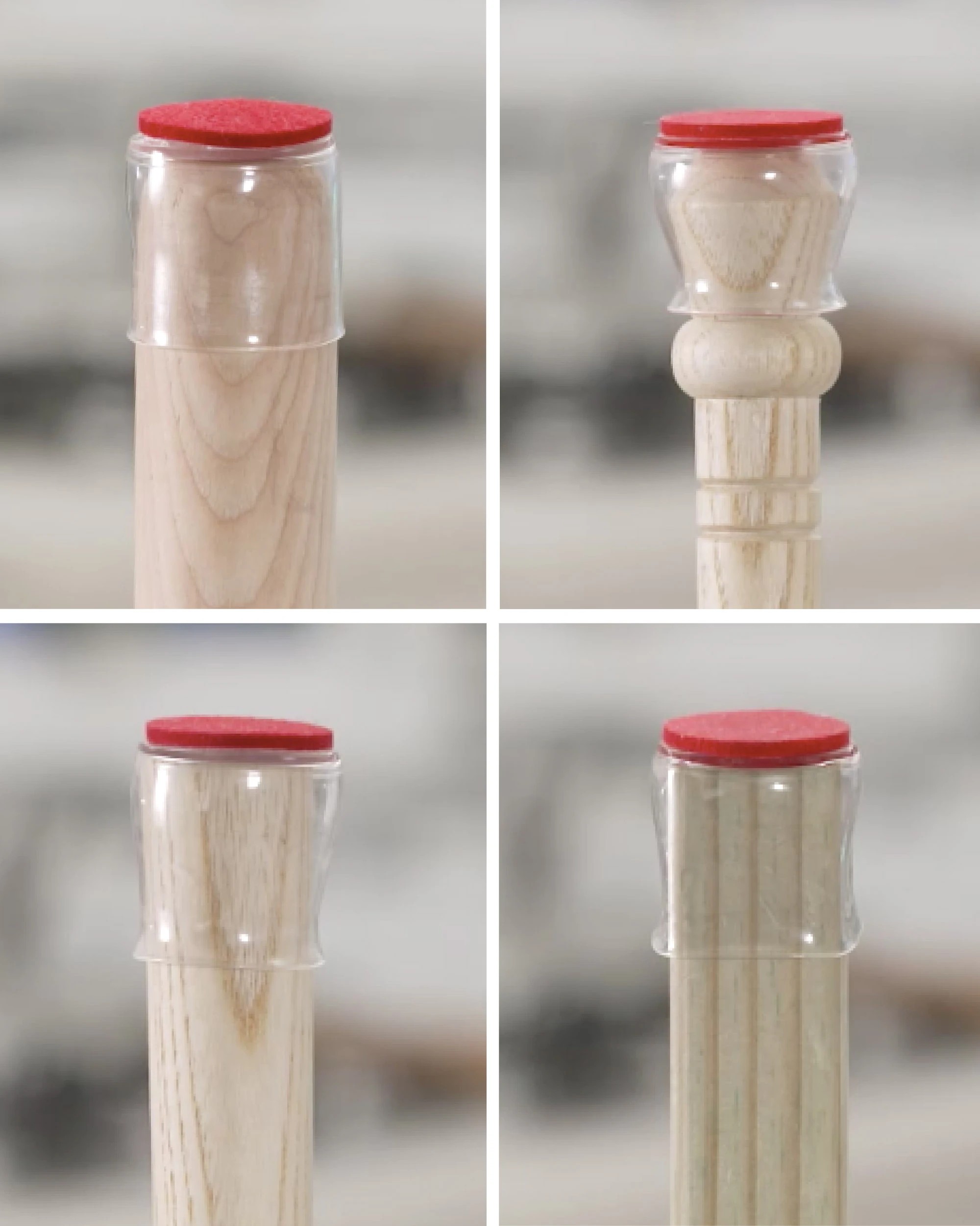 3 Global Shop Direct RUBY Sliders 8 Pack Flexible Chair Sliders That Protect Your Floors, 3 of 6