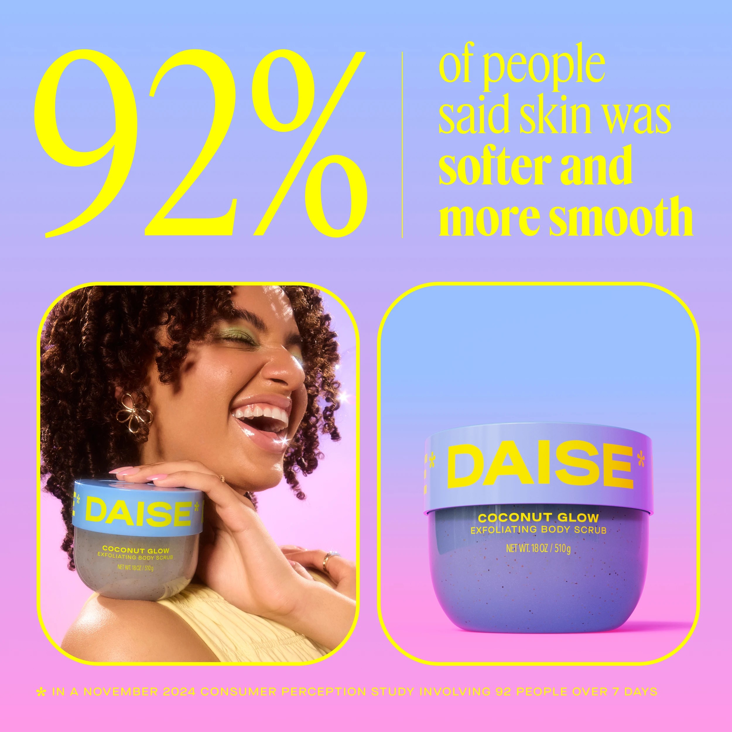 9 DAISE Exfoliating Body Scrub 510g - Coconut Glow, 9 of 9