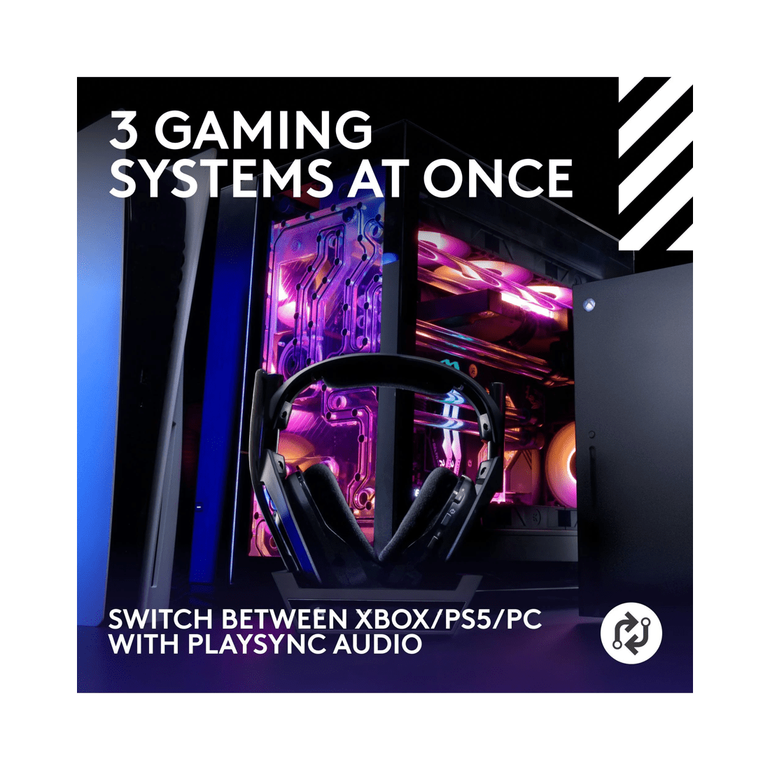 3 Logitech G Astro A50 LIGHTSPEED Wireless Gaming Headset + Base Station - Black, 3 of 10