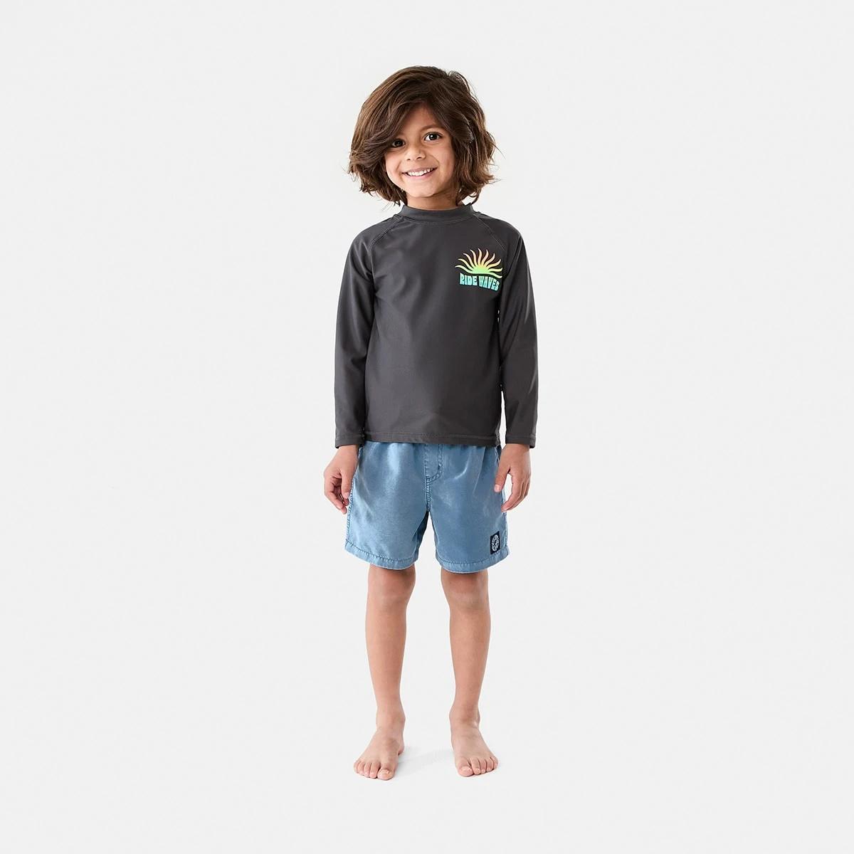 5 Washed Shorts COPENHAGEN BLUE, 5 of 6
