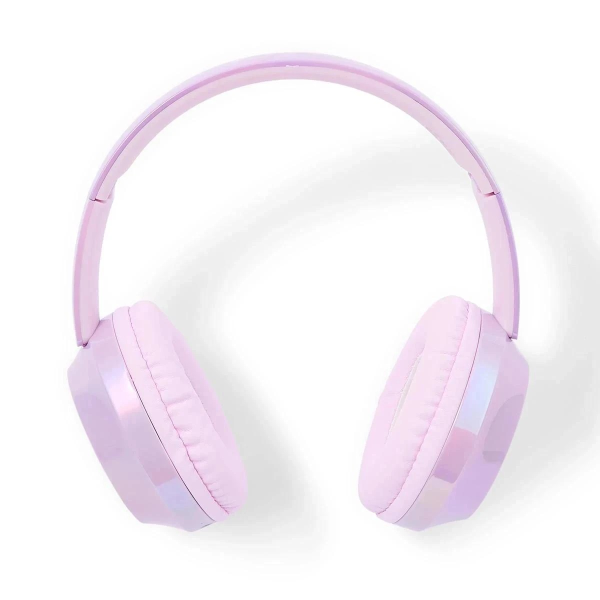 3 Iridescent Wireless Headphones - Lilac, 3 of 10