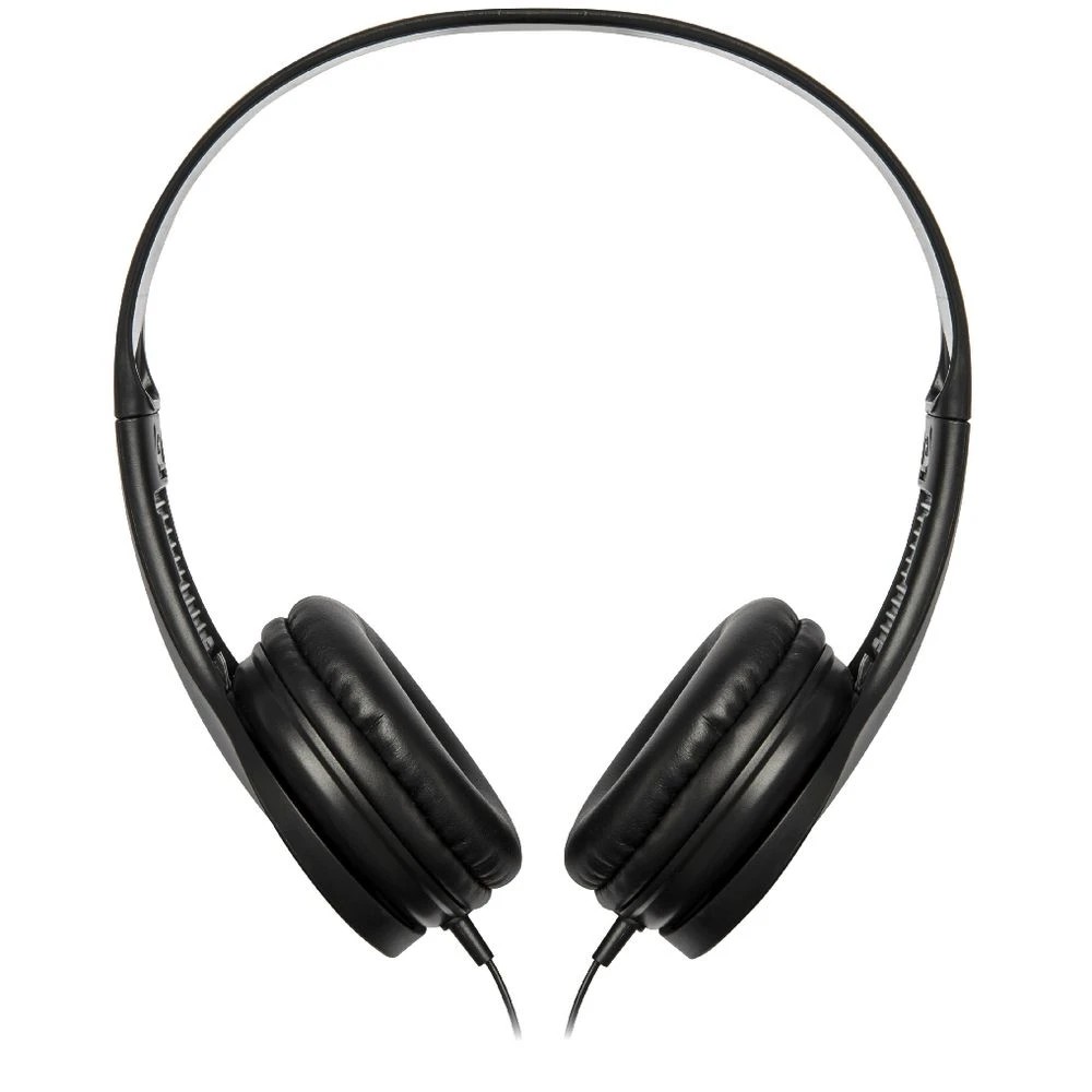 2 Keji On-ear Wired Headphones with Microphone Black, 2 of 3