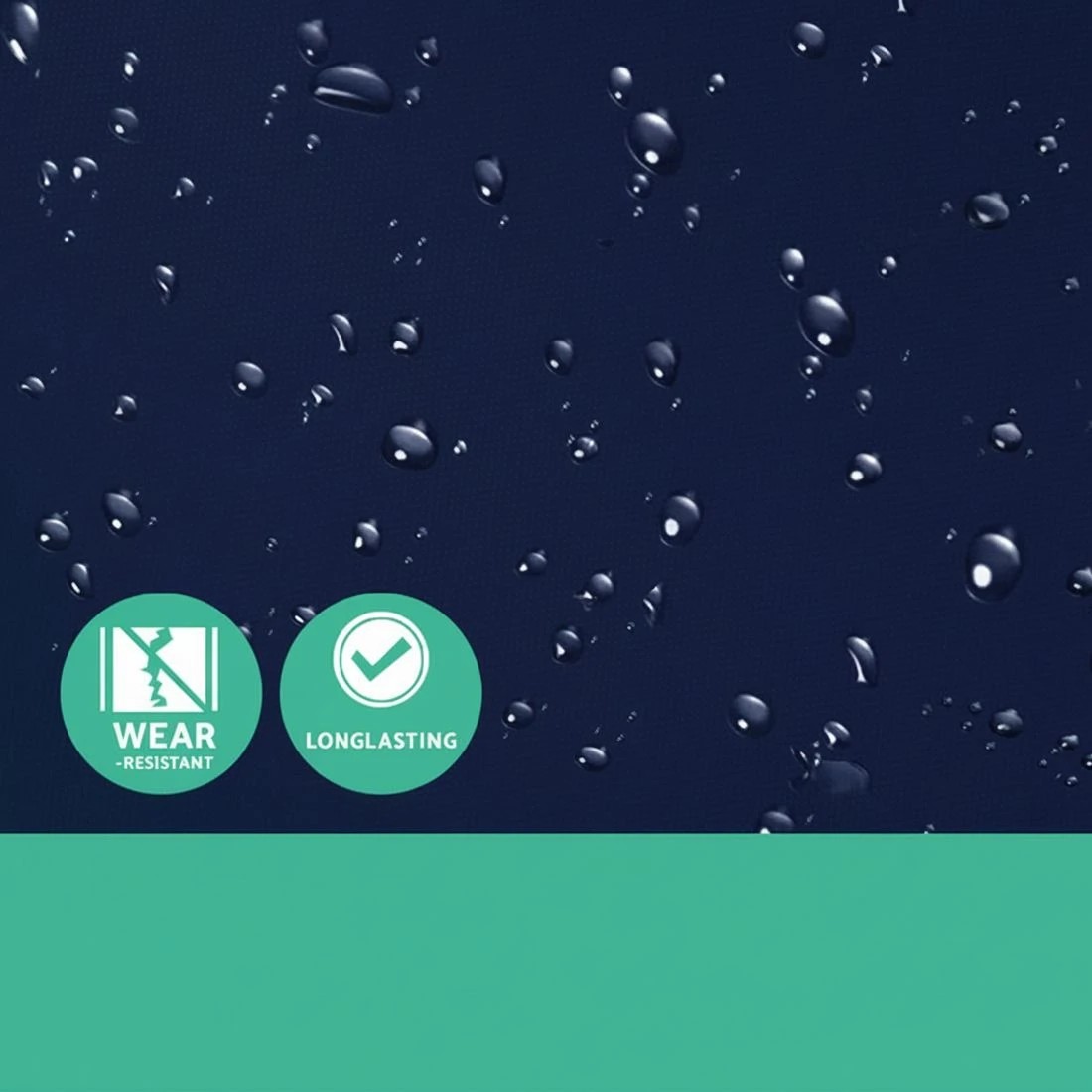 4 Instahut 3m Outdoor Umbrella Cantilever Garden Beach Patio - Blue, 4 of 5