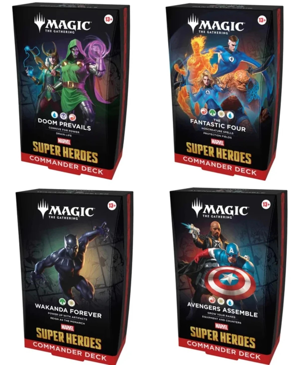 1 Magic: The Gathering Marvel Super Heroes Commander Deck - Assorted, 1 of 1