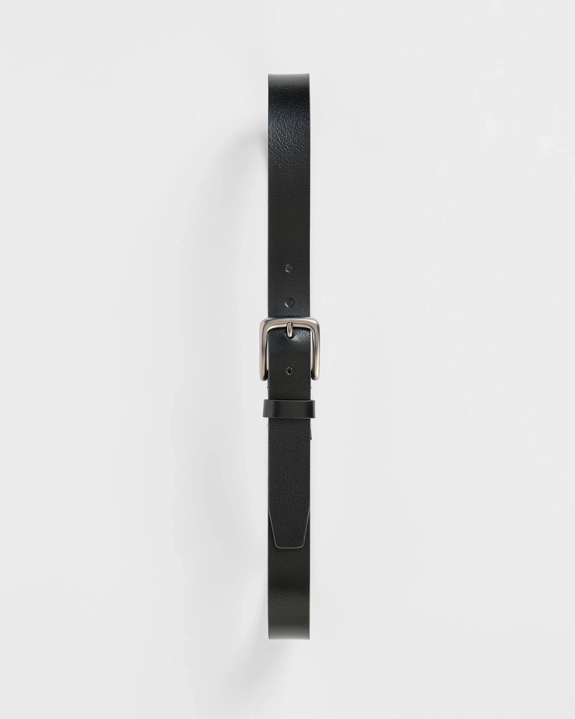 2 Target Man Genuine Leather Everyday Belt BLACK, 2 of 3