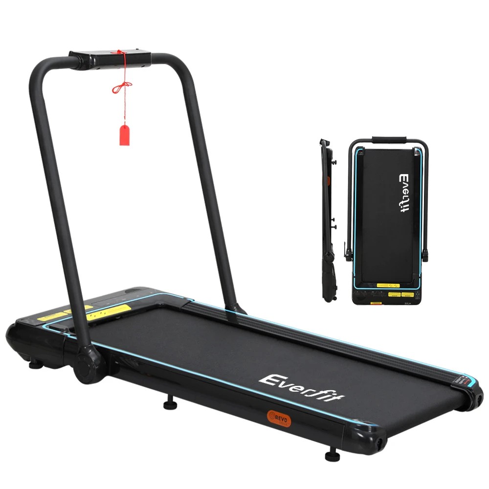 1 Everfit Treadmill Electric Walking Pad Under Desk Home Gym Fitness 420mm - Black, 1 of 6