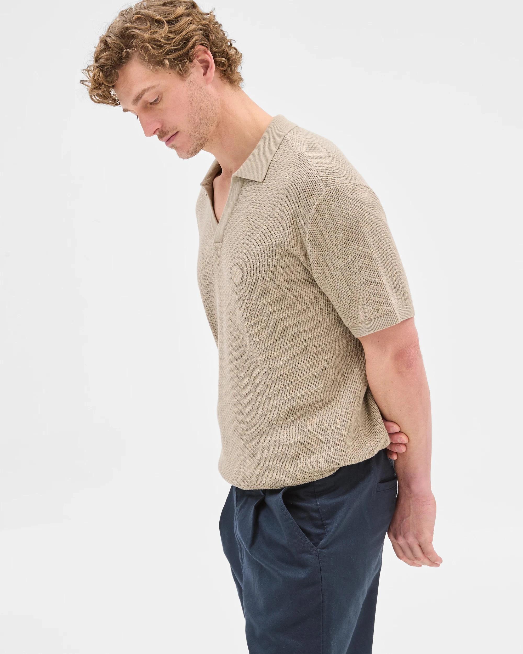 3 Target Australian Cotton Knitted Polo Top FOG, 3 of 10