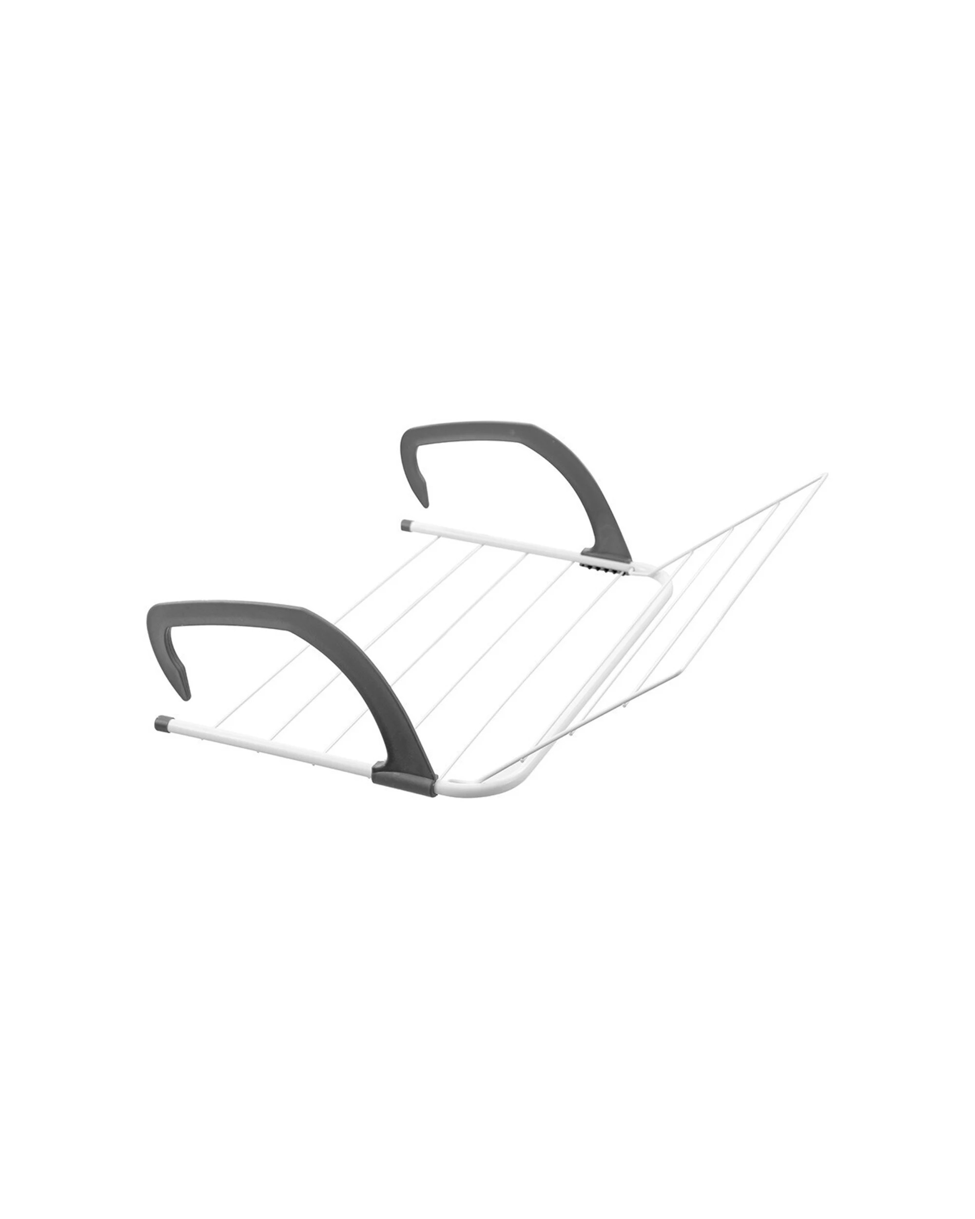 3 Boxsweden Hangit 60cm Extendable 9-Rails Balcony Airer 2PK Folds Flat.
 - white, 3 of 6