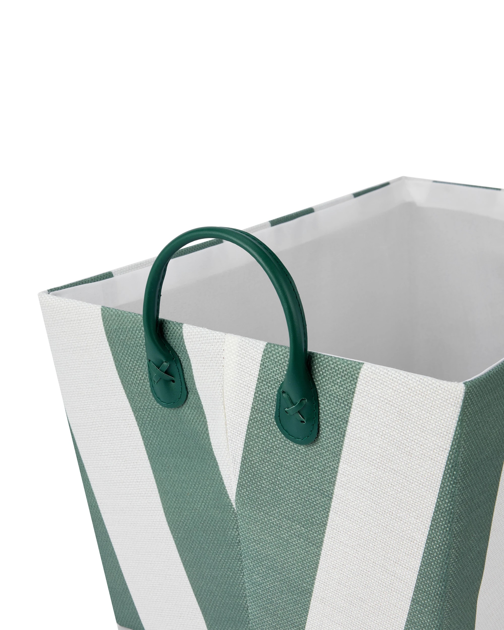 3 Tapered Basket - Green Stripe, 3 of 5