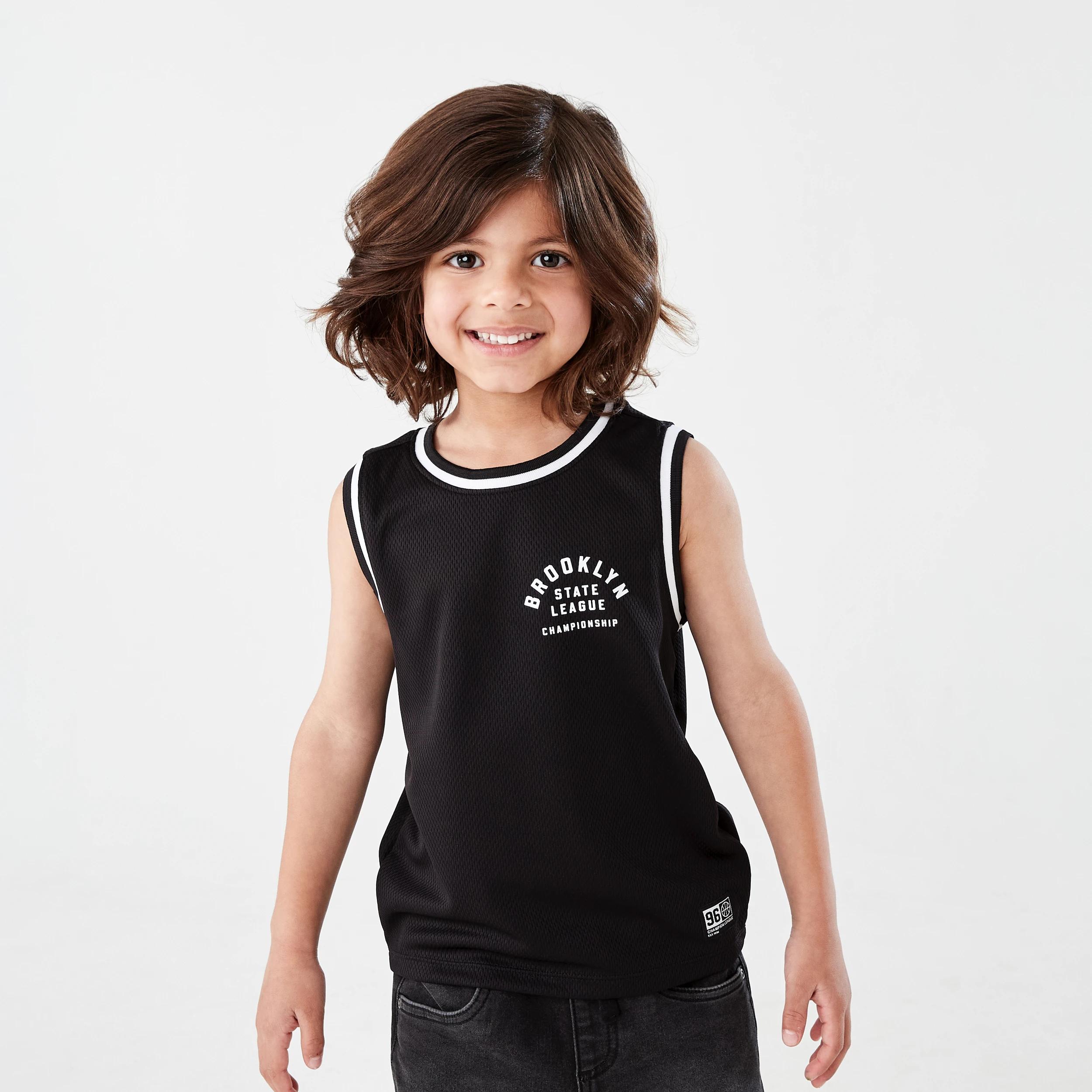 1 Mesh Tank VARSITY BROOKLYN 01 BLACK, 1 of 9