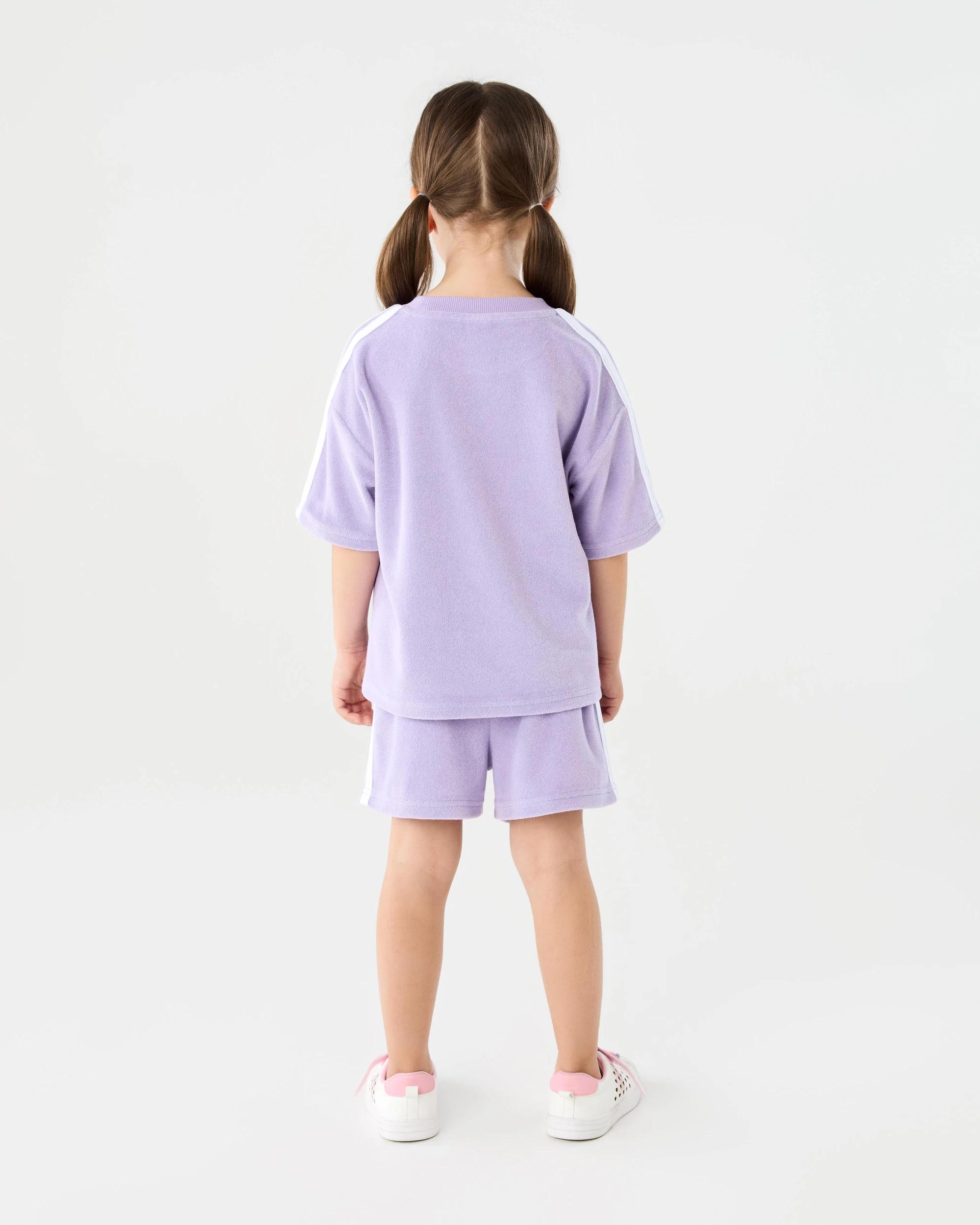 6 Terry Towelling Shorts Ptl Purple, 6 of 6