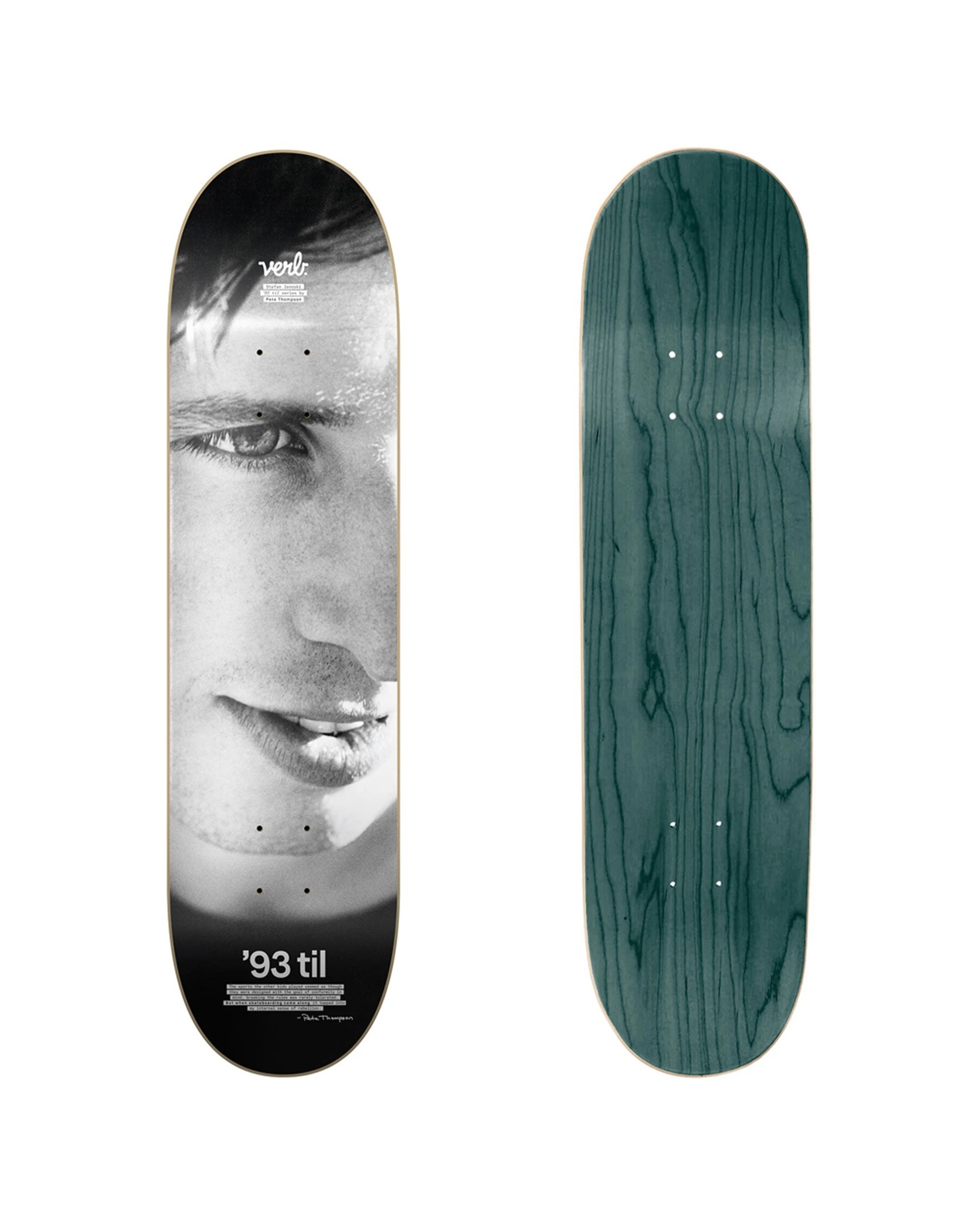 1 Verb Skateboard Deck X 93 Til Series Stefan Janoski Portrait 8.25 Inch - Multi, 1 of 2