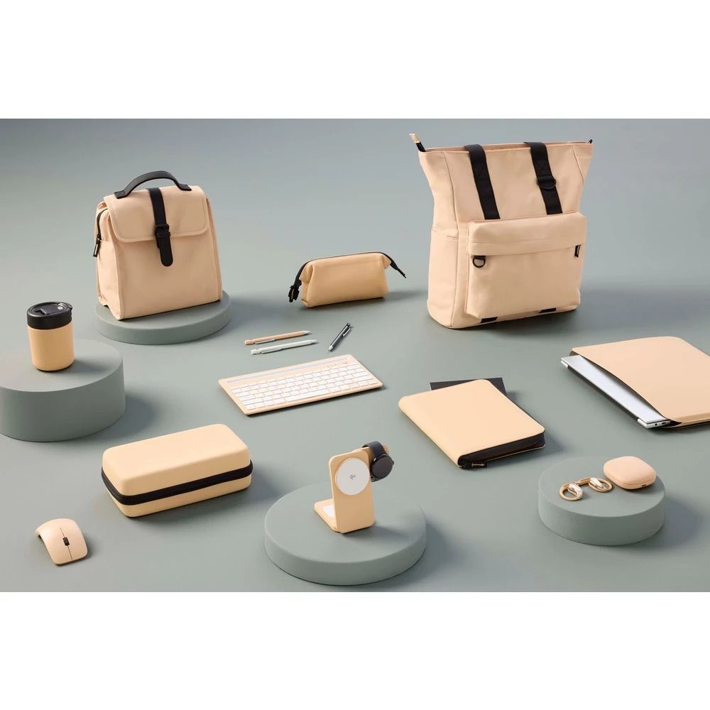 5 Otto On The Go Laptop Sleeve with Built in Riser Tan, 5 of 5