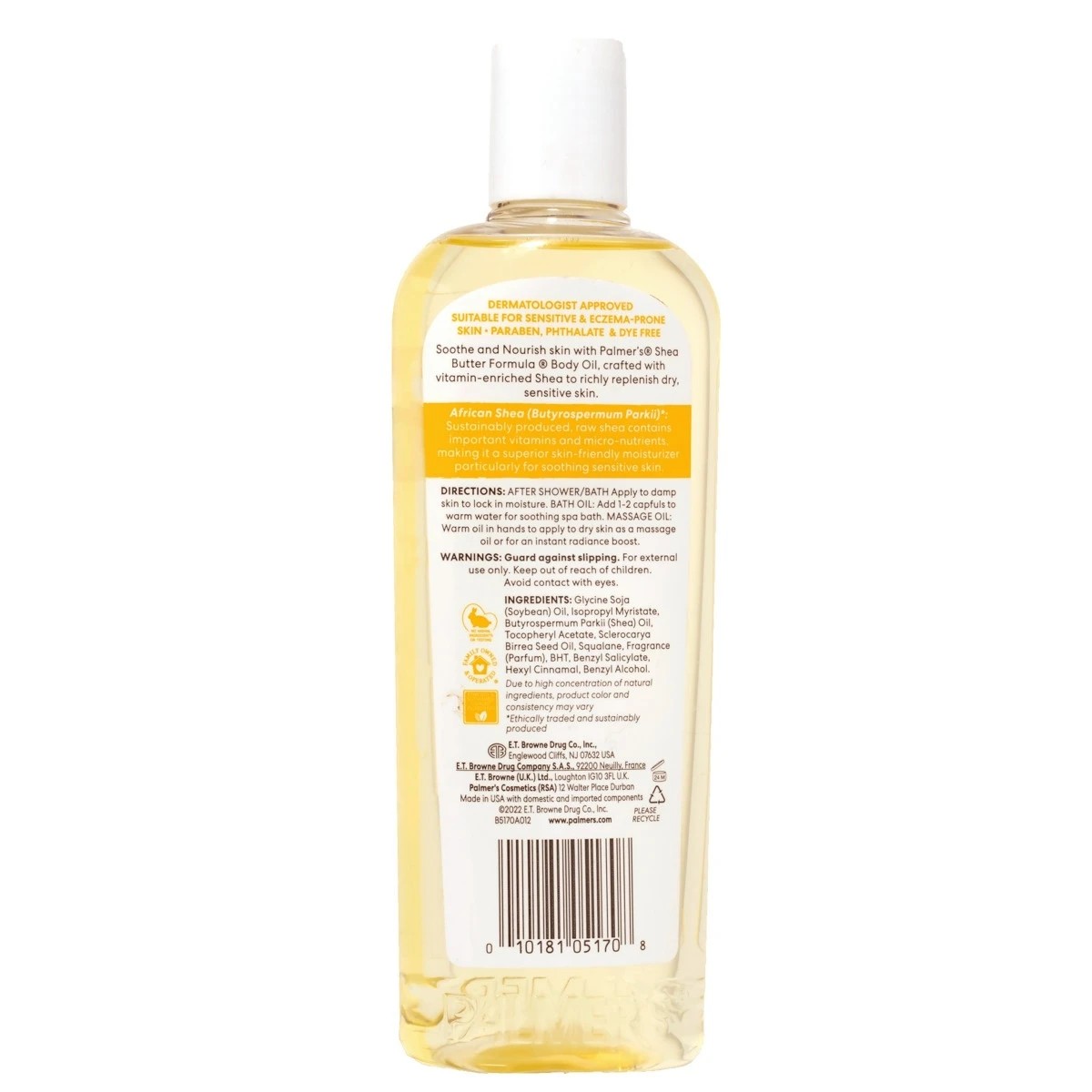 4 Palmer's Shea Butter Formula Body Oil 250ml - Raw Shea and Vitamin E, 4 of 4
