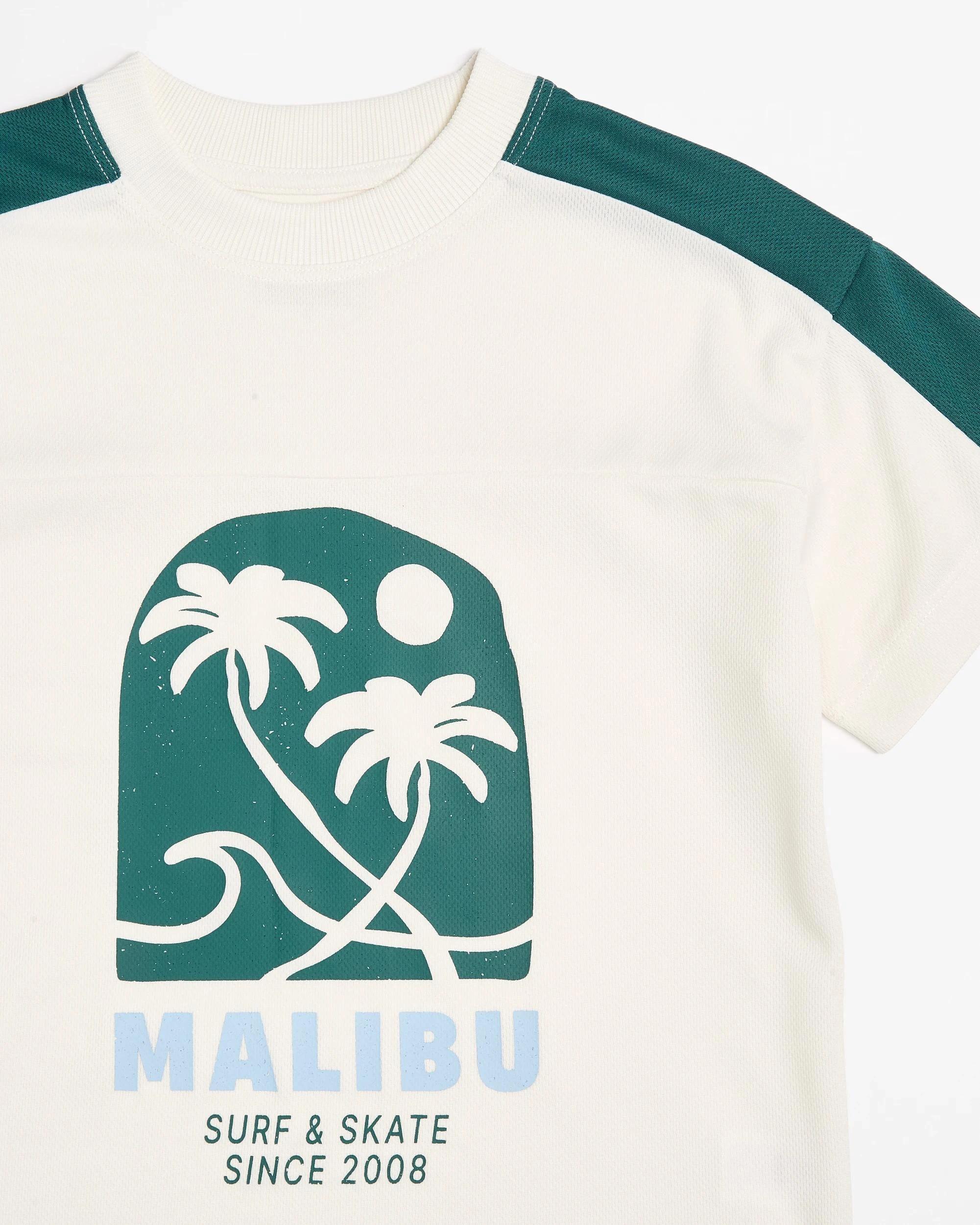 5 Target Spliced Sport Oversized T-shirt MALIBU, 5 of 5