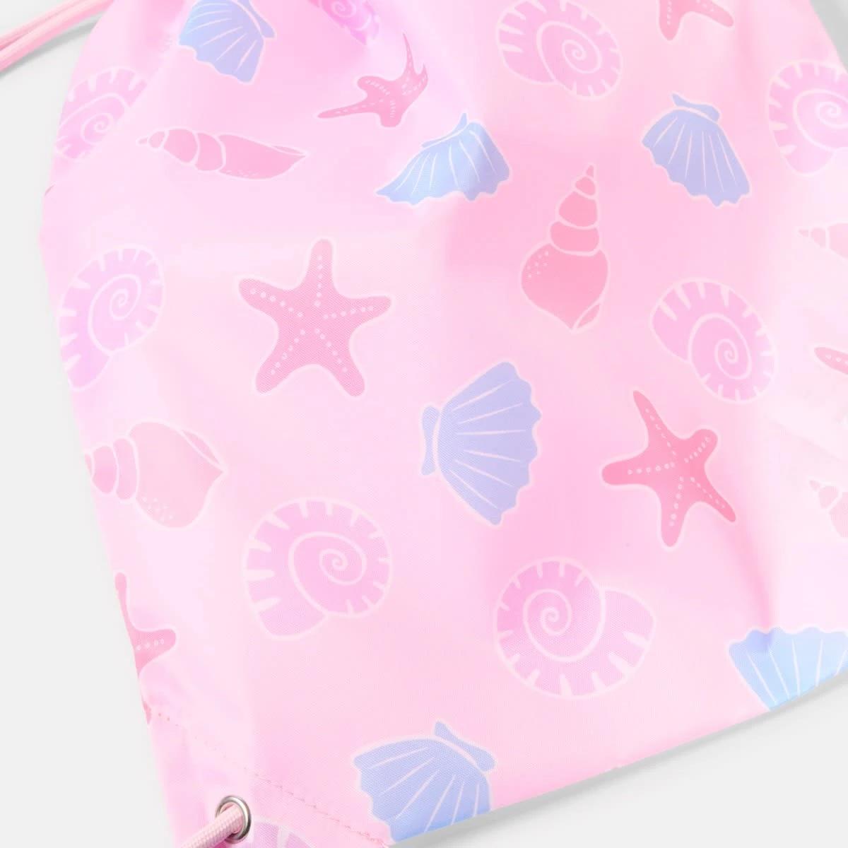 4 Drawstring Bag PINK SEA SHELL, 4 of 4