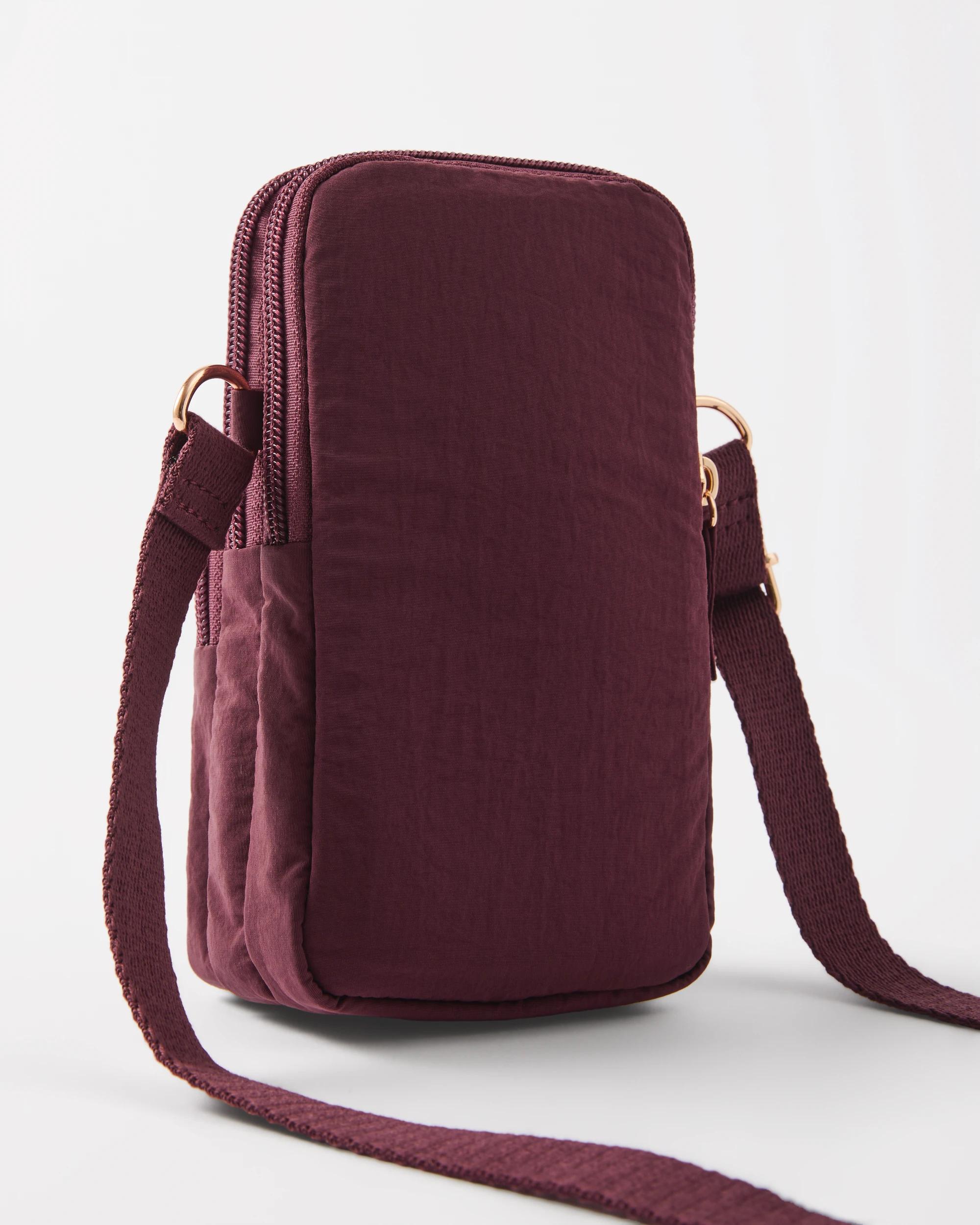 3 Urban Phone Bag Red Plum, 3 of 6