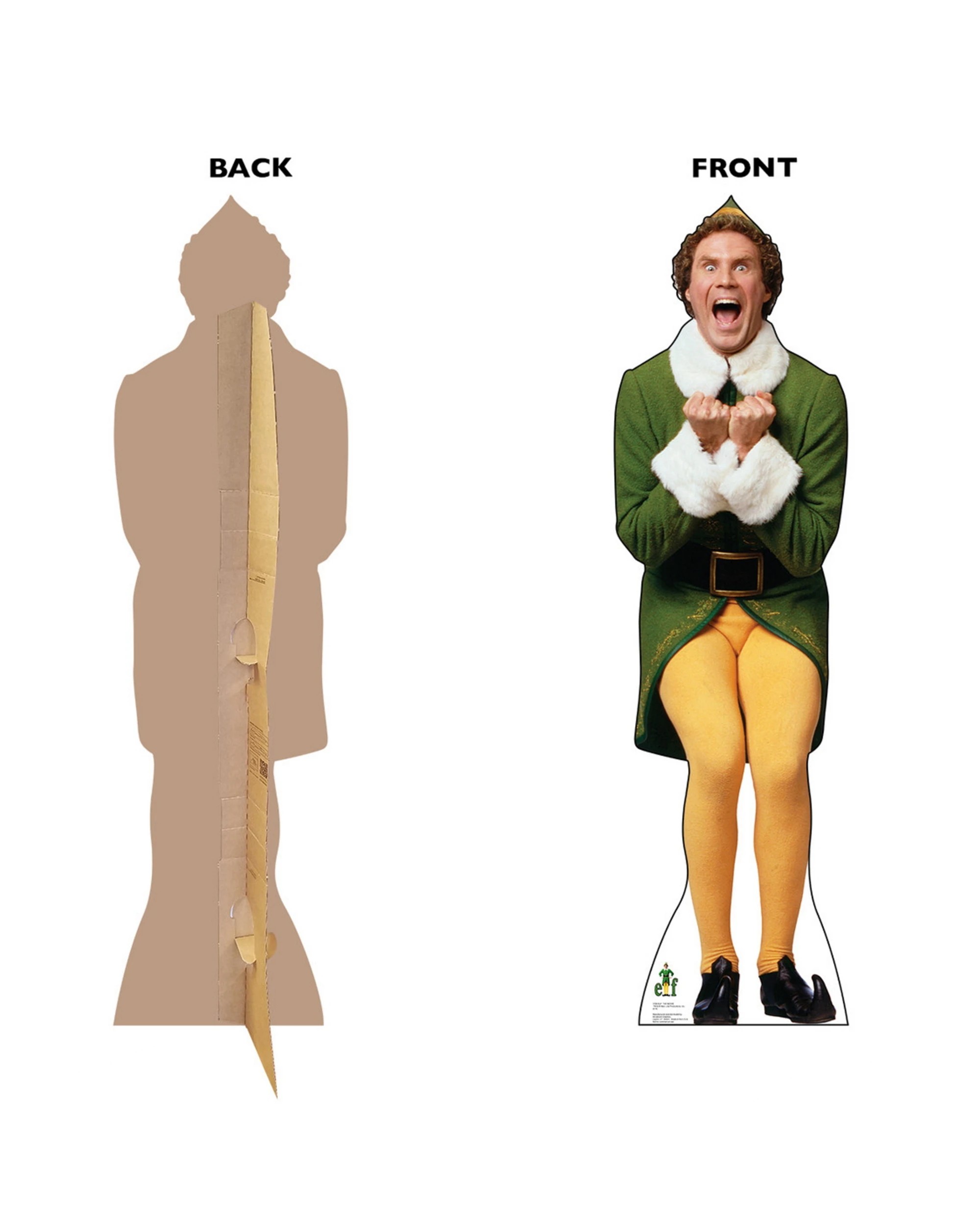 2 Partyrama Buddy The Elf Stand Up Photo Prop - Multi, 2 of 2