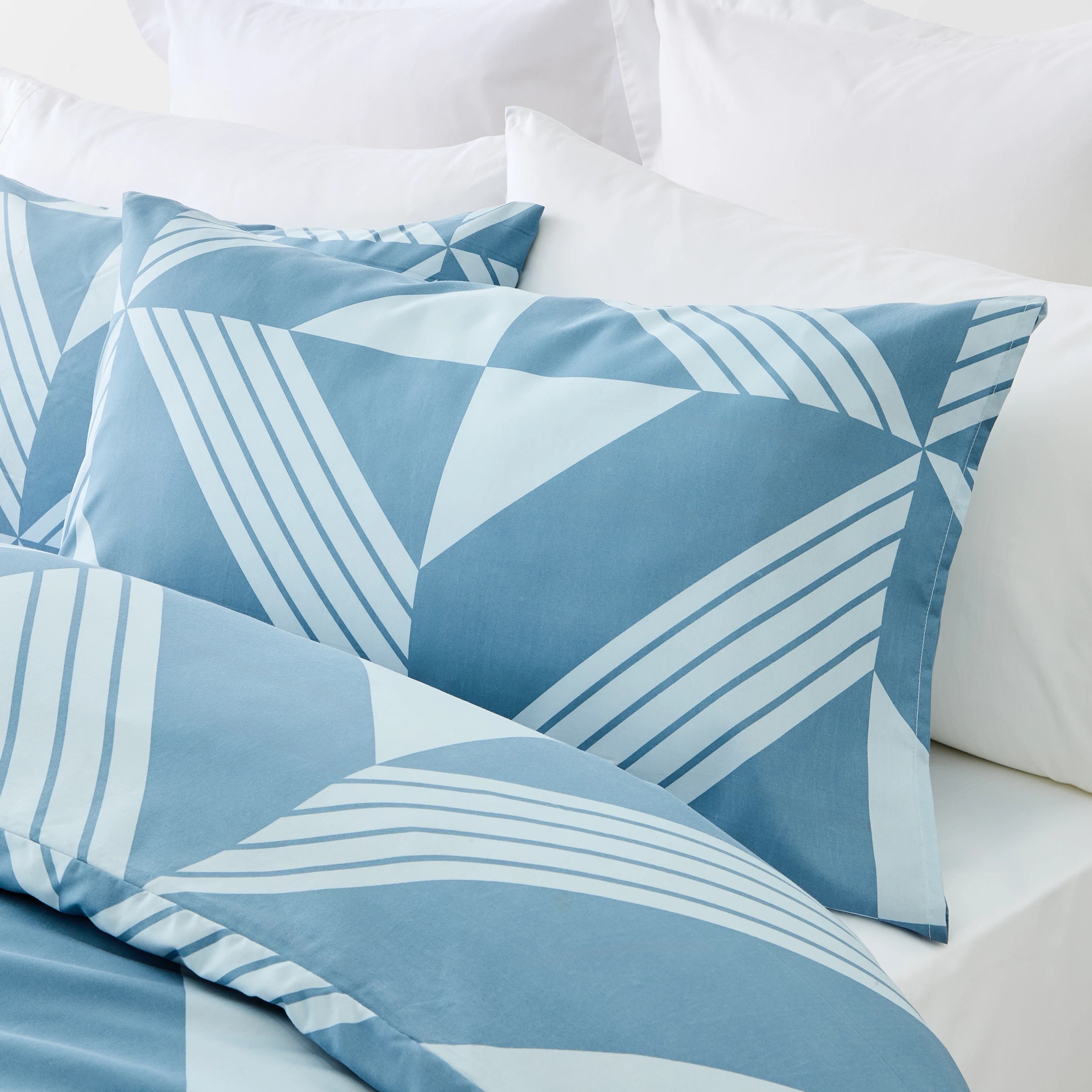 2 Zac Quilt Cover Set - Queen Bed, Blue, 2 of 6