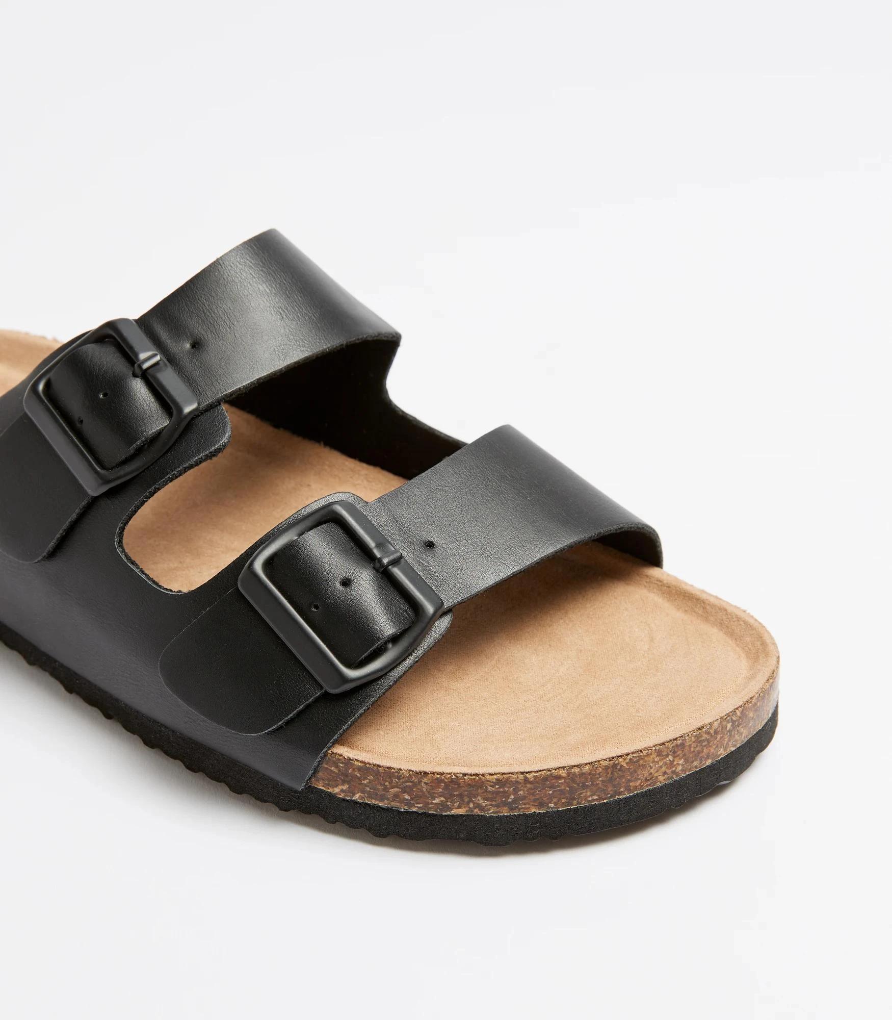 2 Target Mens Moulded Cork Sandals BLACK, 2 of 3