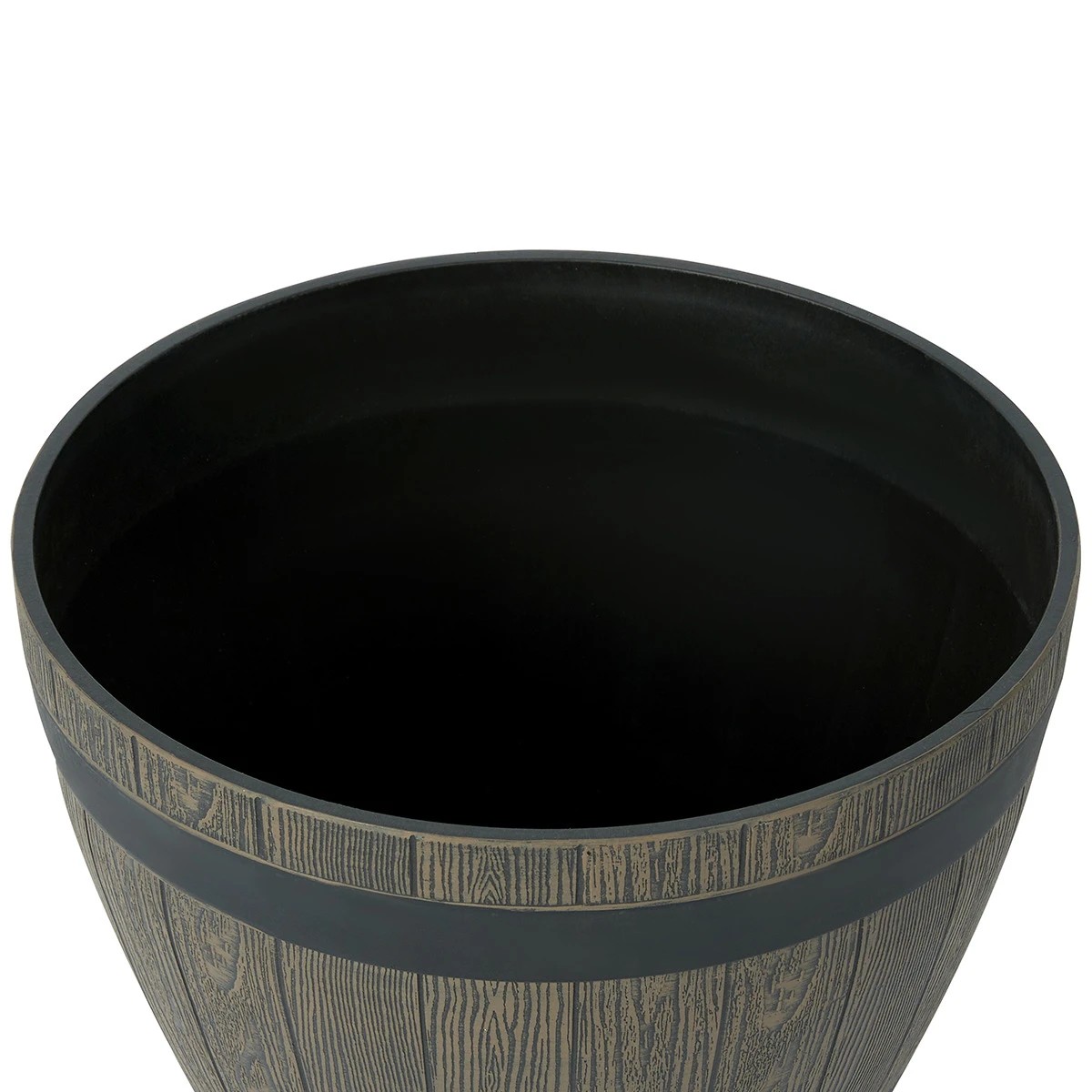 2 37.5cm Barrel Look Planter, 2 of 6