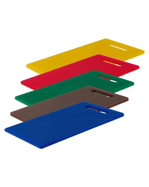 Chef Inox Colour Coded Polyethylene Cutting Boards 230x380x12mm  5pc
