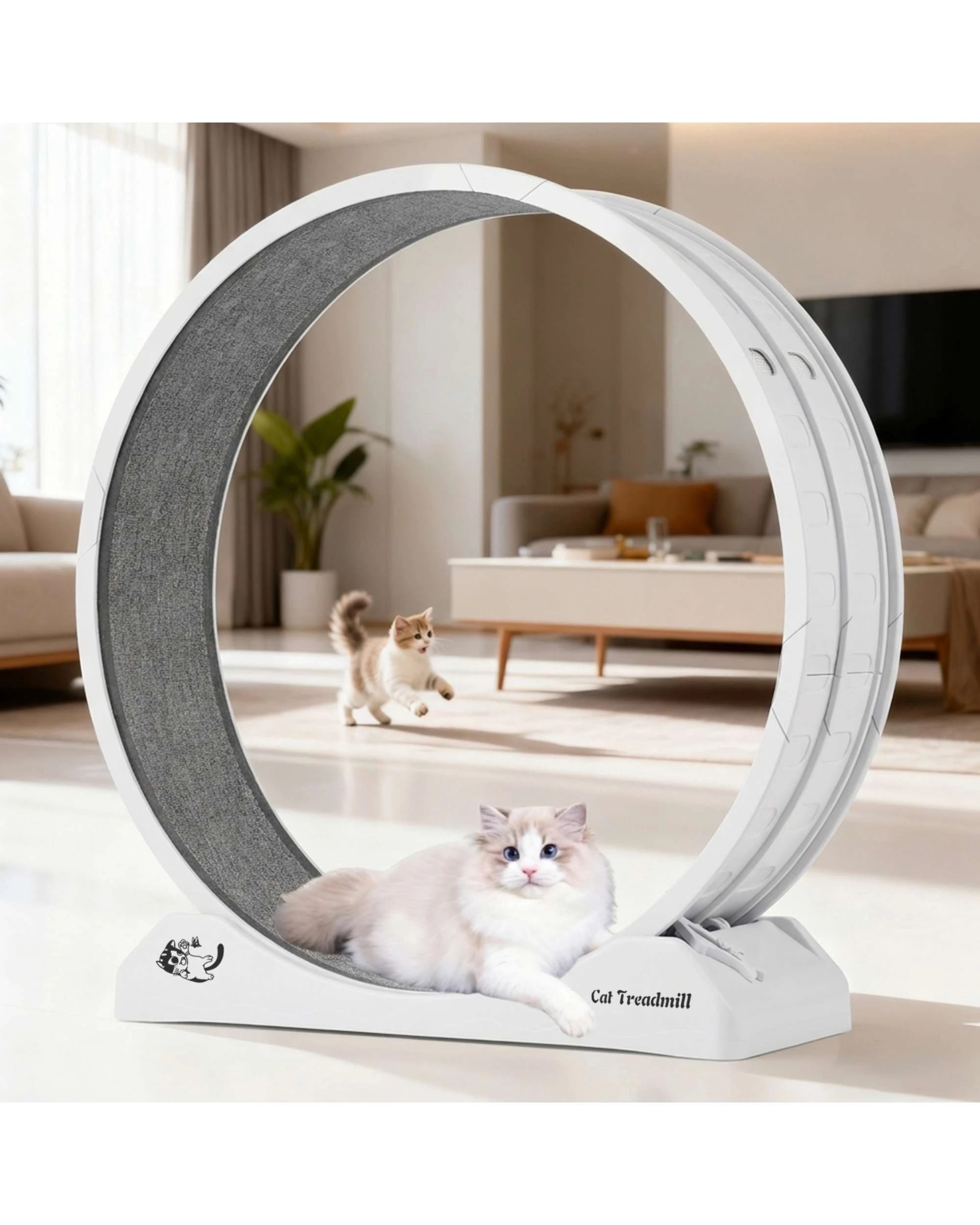 3 Advwin Cat Treadmill Exercise Wheel Running Wheel, 3 of 8