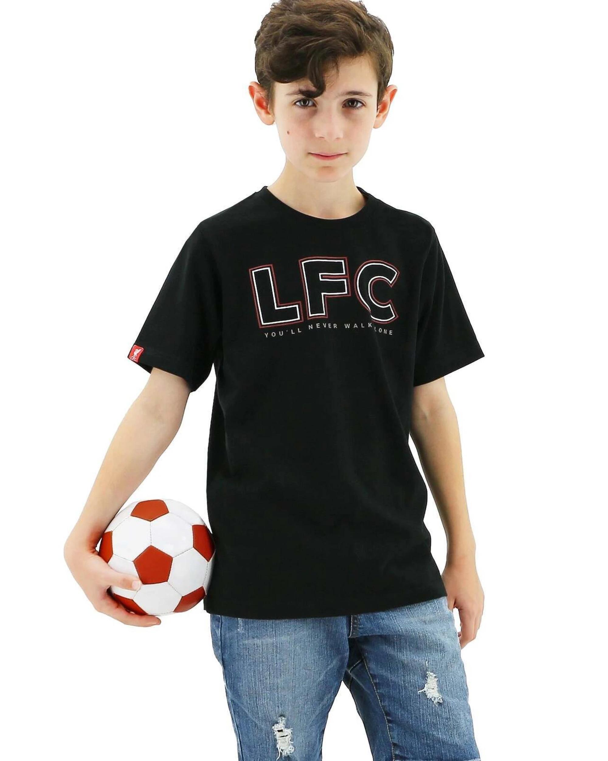 1 Liverpool FC Youth Boys Youll Never Walk Alone T-Shirt Top Tee Soccer , 1 of 2