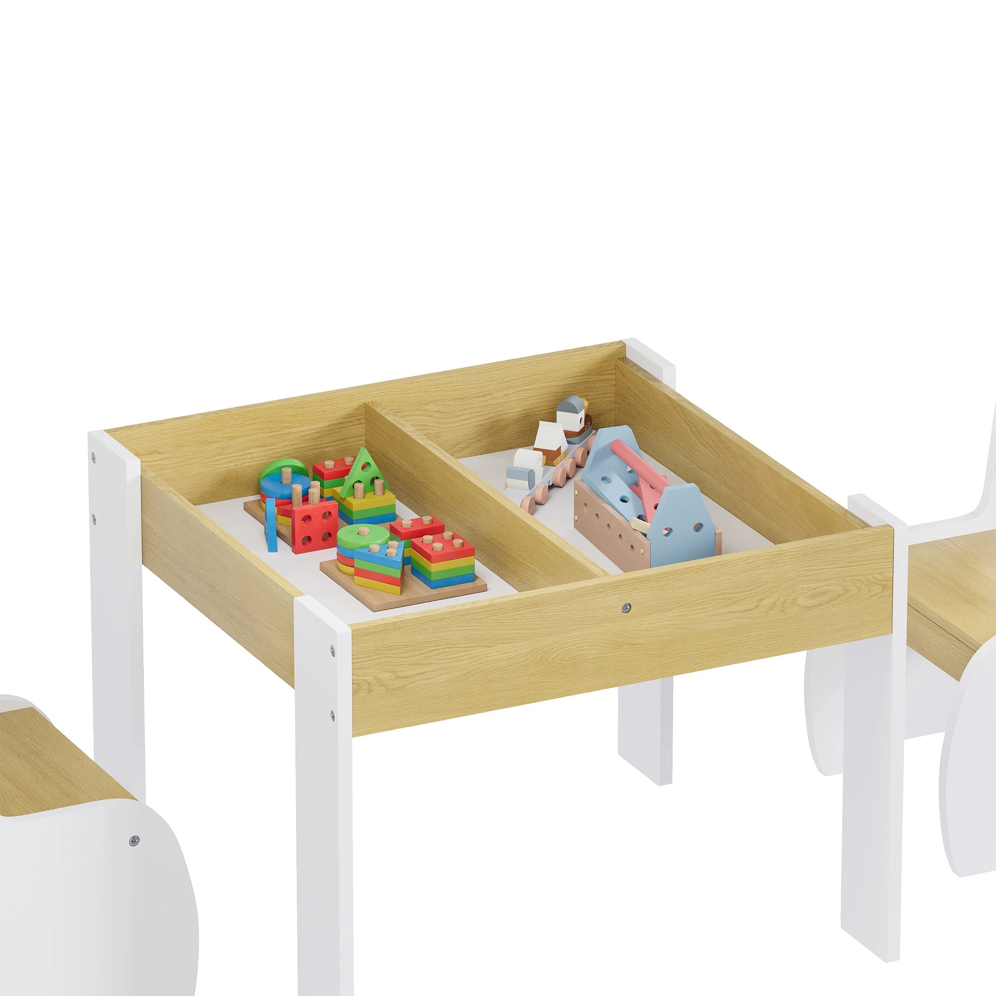 7 Advwin Kids Table and Chairs Set, 7 of 10