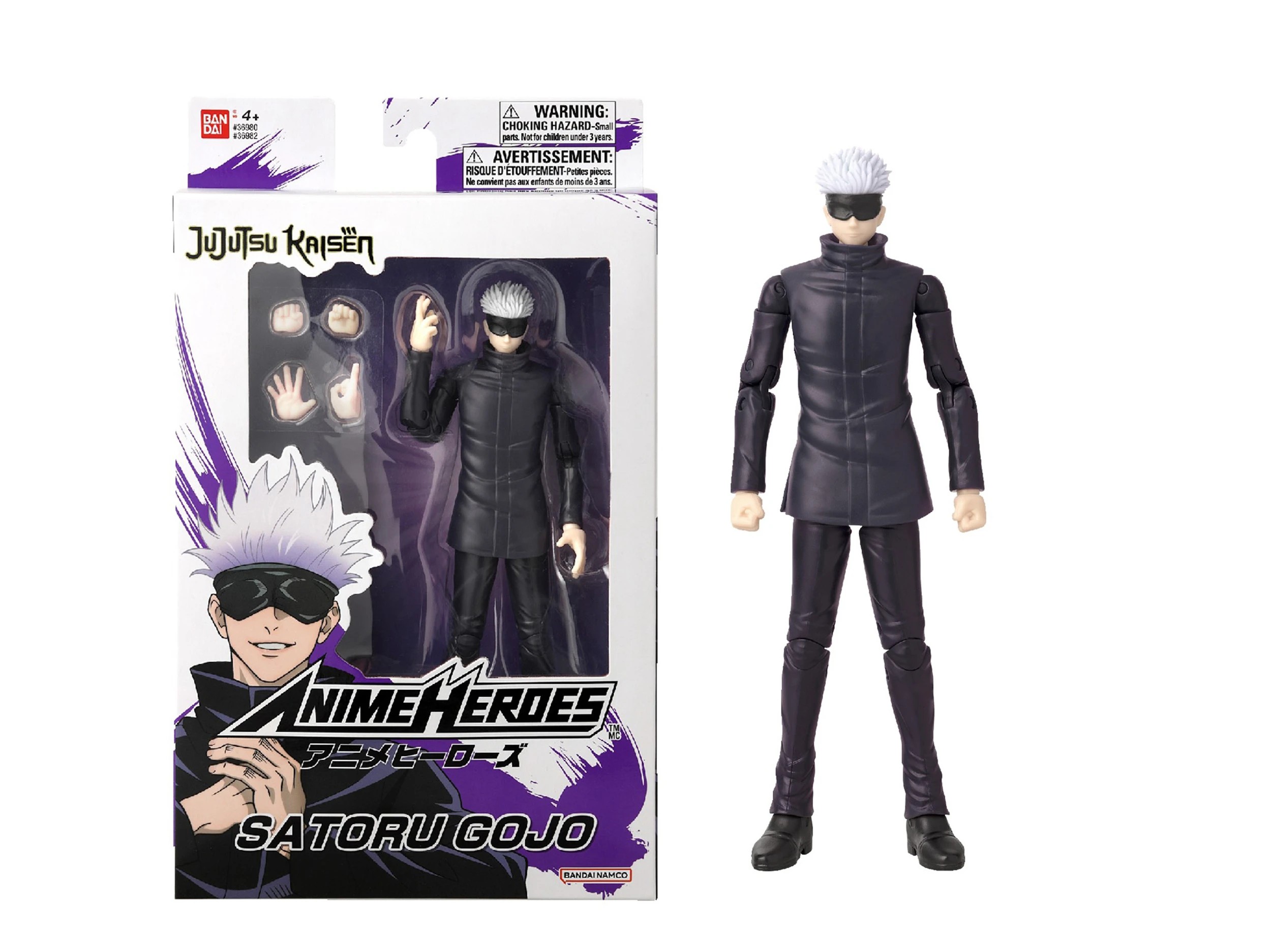 1 Anime Heroes Jujutsu Kaisen Action Figure - Satoru Gojo - Multi, 1 of 3