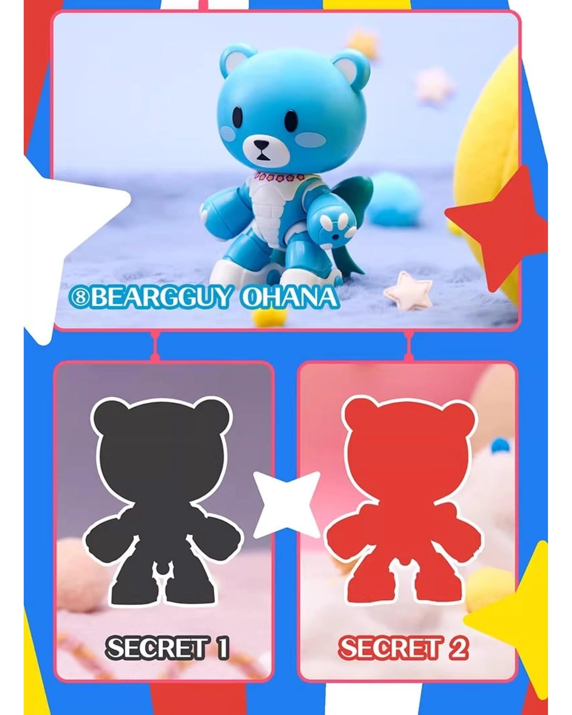 9 Bandai PLABAKO Mobile Suit Gundam Beargguy Family Blind Box, 9 of 9