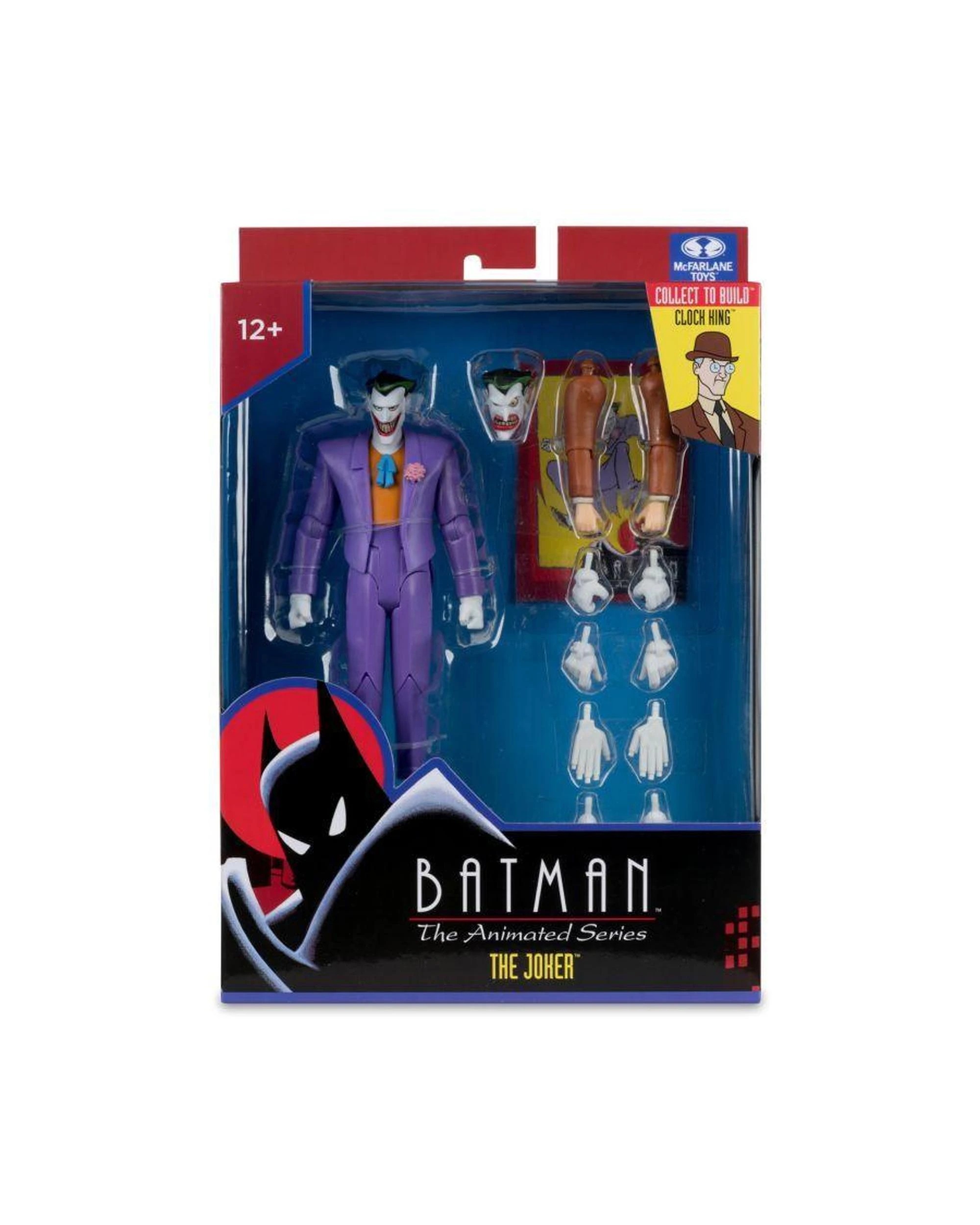 7 McFarlane DC Direct Batman the Animated Series The Joker Build-A 6 inch Figure, 7 of 9