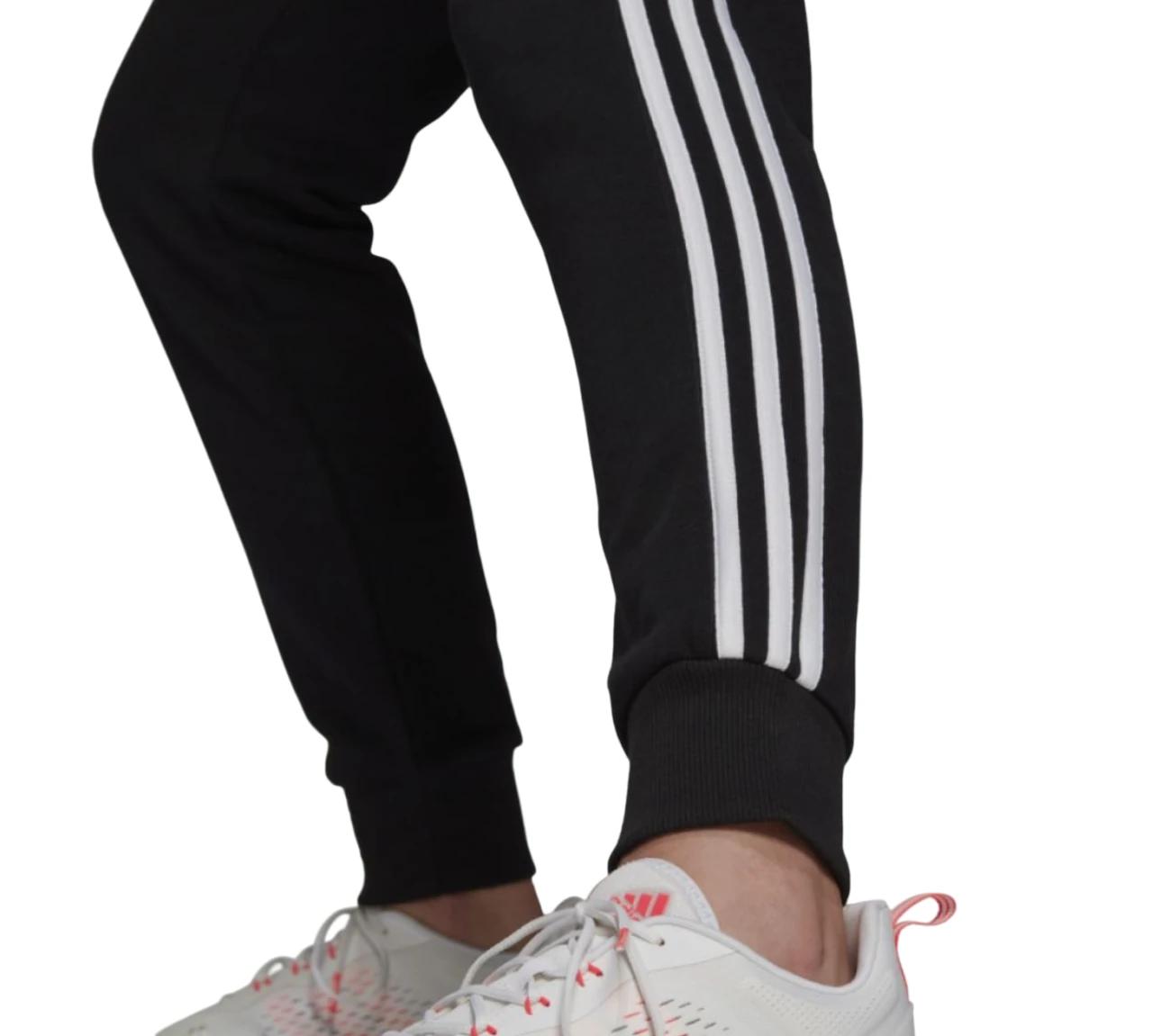 6 Adidas 5 Pack Womens Essentials French Terry Logo 3-Stripes Pants BLACK, 6 of 7