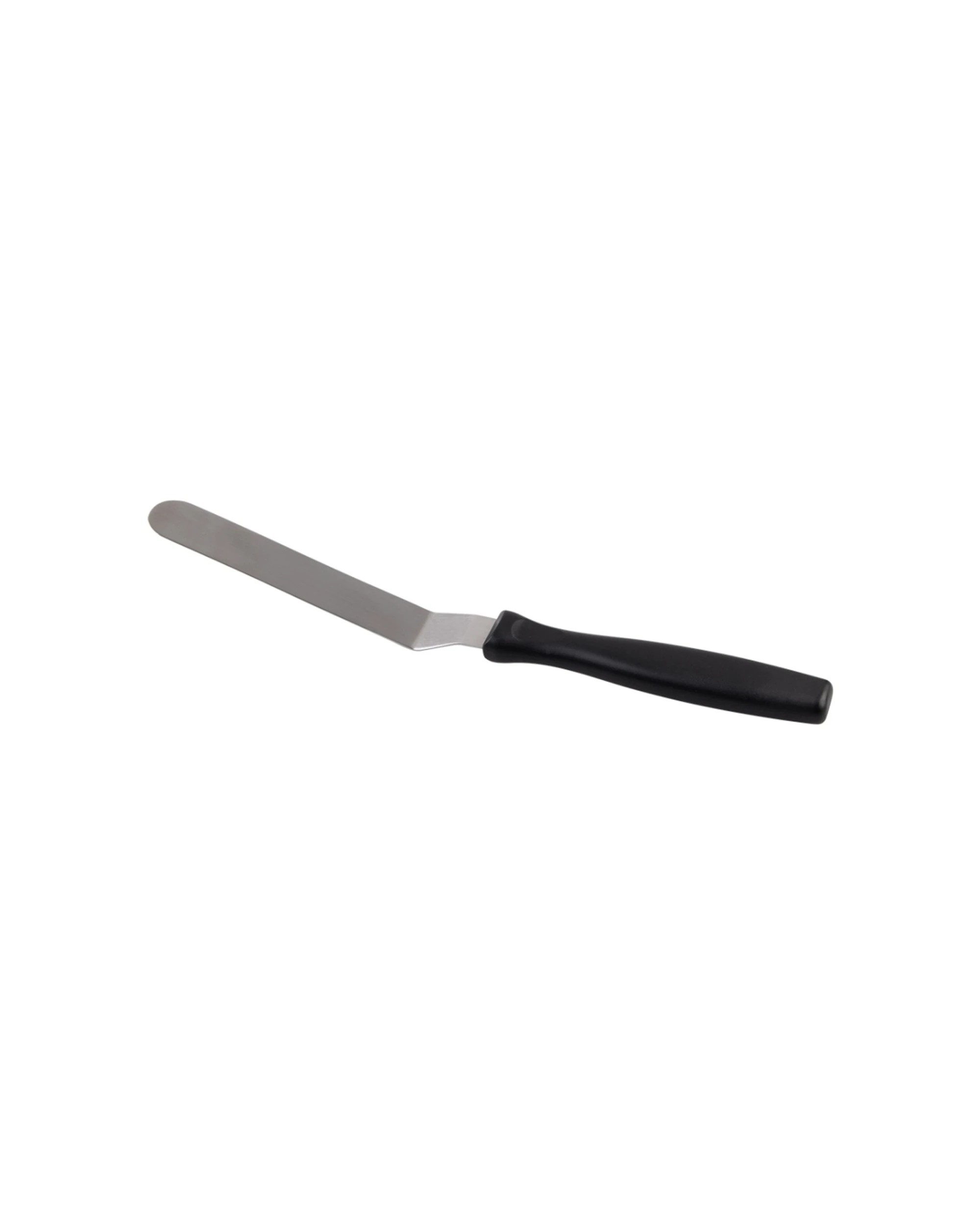 2 Appetito Stainless Steel Offset Icing Spatula With Ergonomic Handle 12cm - Black, 2 of 7