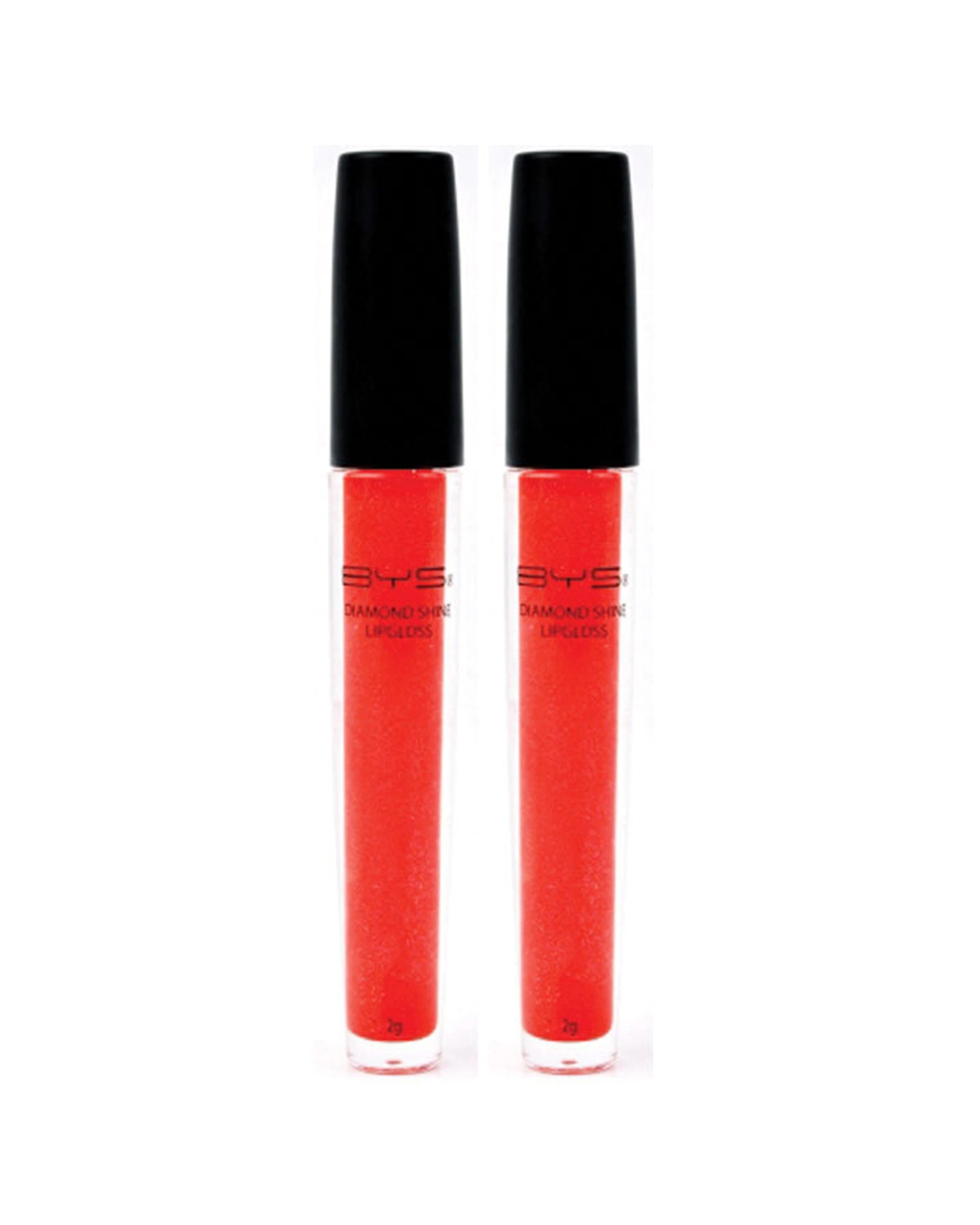 1 BYS 2PK Diamond Shine Lipgloss Makeup Ruby 2g - Red, 1 of 1