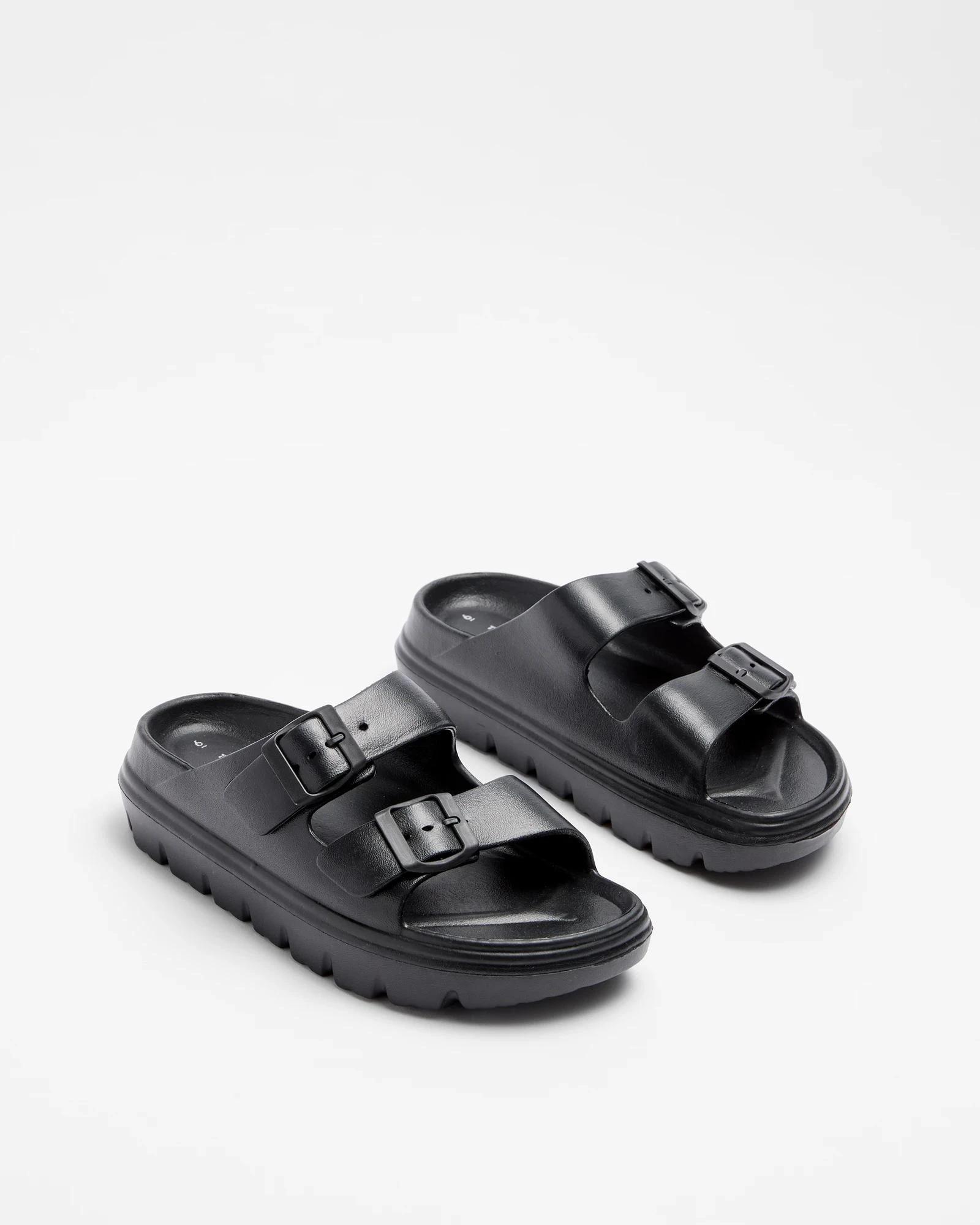 3 Target Woman Womens EVA Moulded Two Strap Sandal - Lee II BLACK, 3 of 3