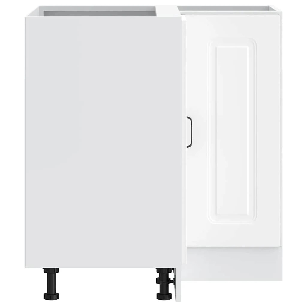 7 vidaXL Wooden Dishwasher Panel Adjustable Feet - White, 7 of 10