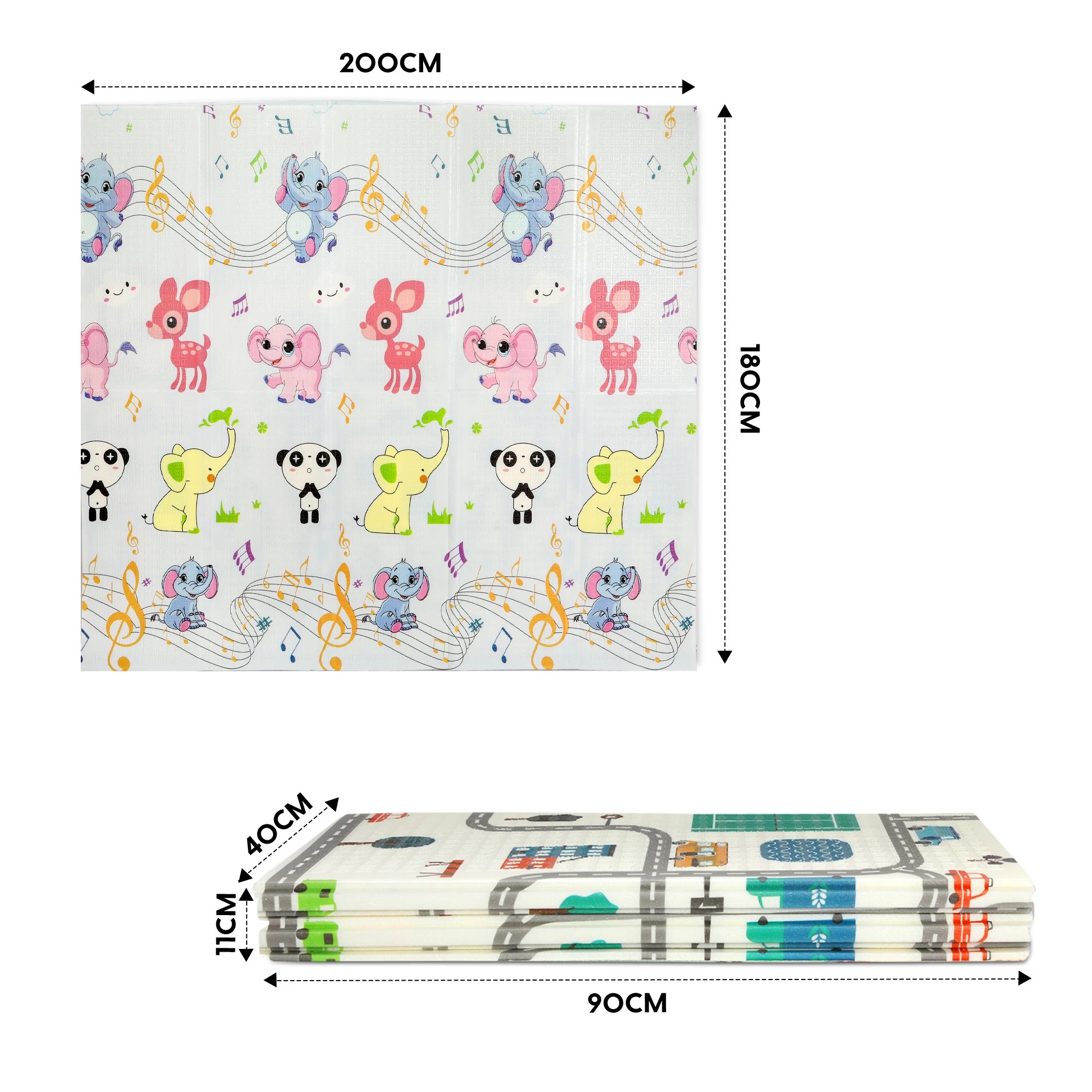 3 Bopeep Kids Foldable Play Mat Xpe Foam 1.8x2m, 3 of 6