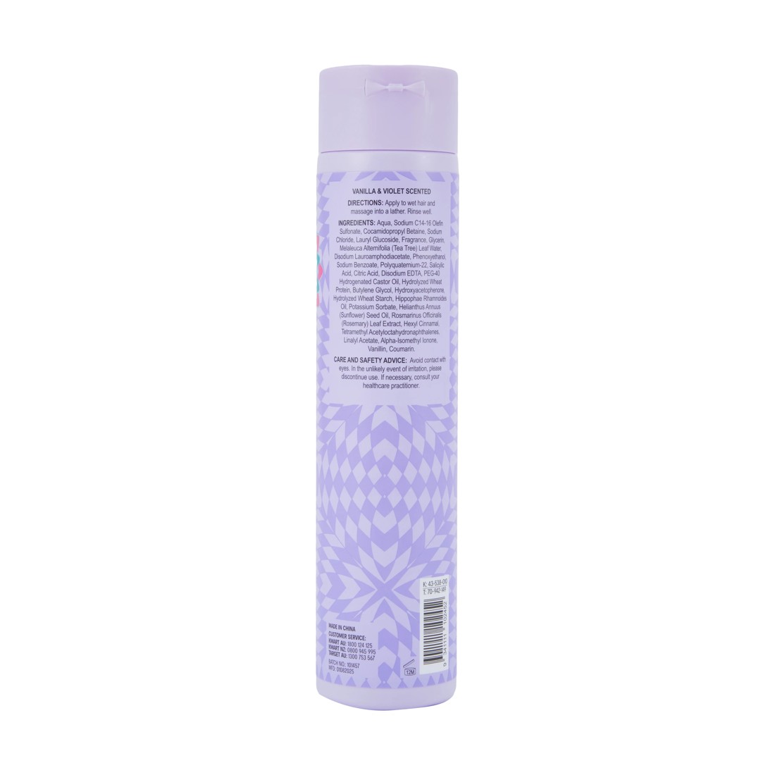 4 OXX Haircare Turn Up the Volume Volumising Shampoo 300ml - Vanila and Violet Scented, 4 of 4