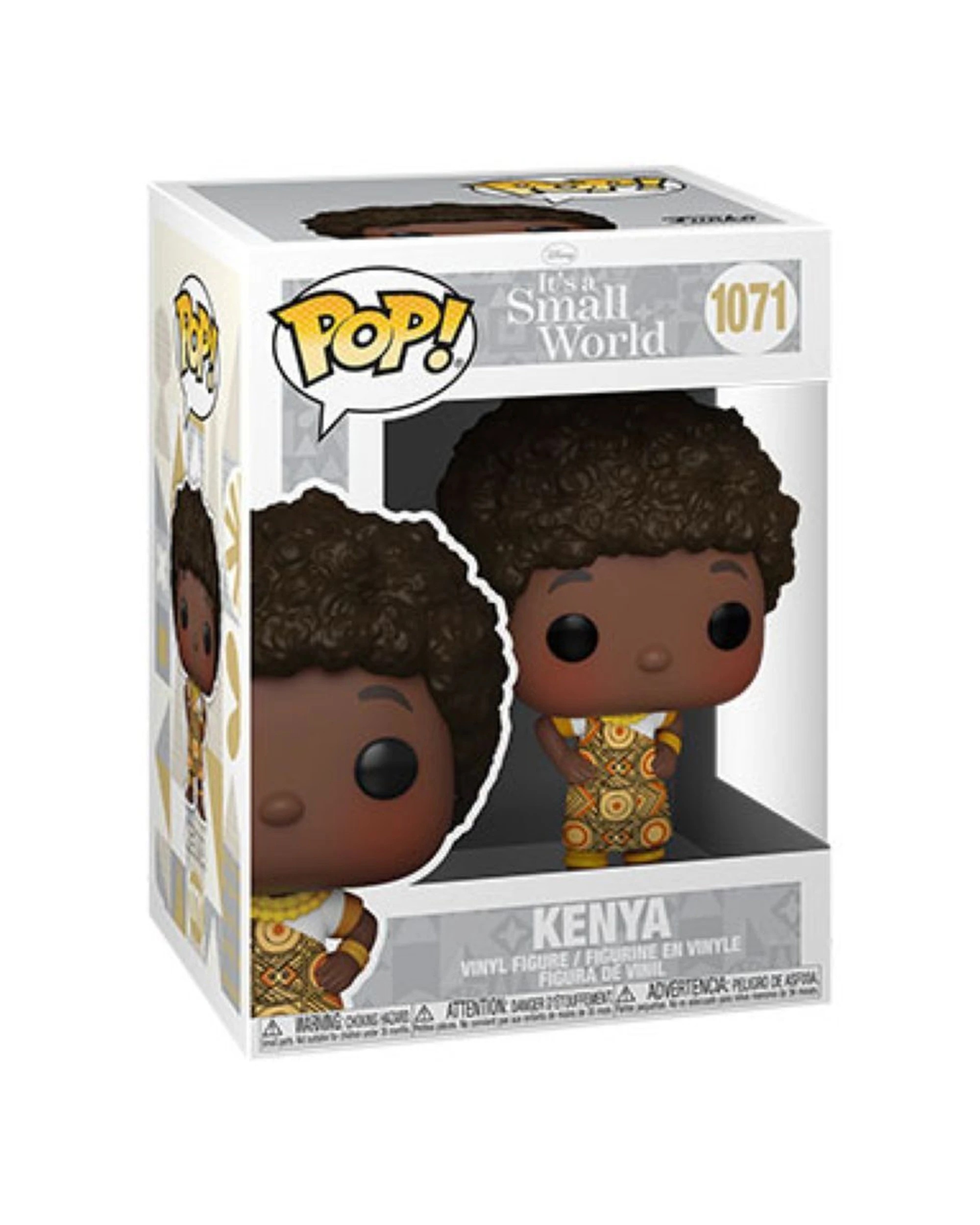 2 Pop Vinyl Figurine Disney Its A Small World Kenya 10cm Official Collectible - Multi, 2 of 3