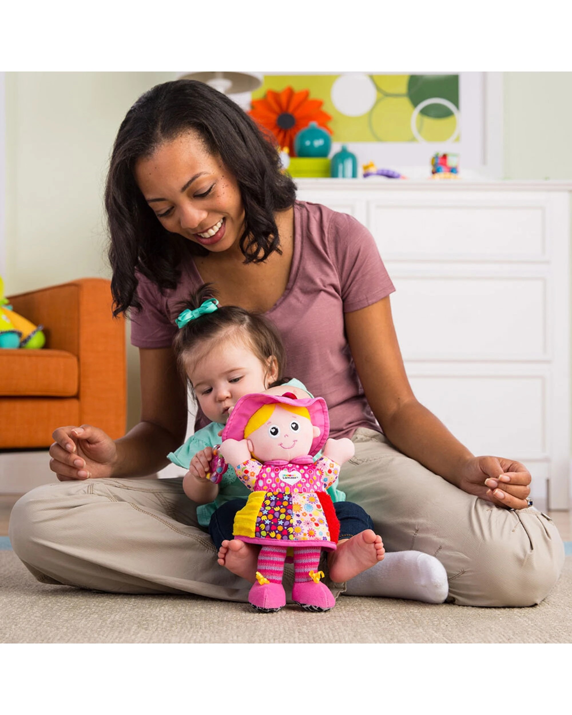 4 Lamaze My Friend Emily Play and Grow Doll Sensory Baby Plush Toy - Multi, 4 of 5