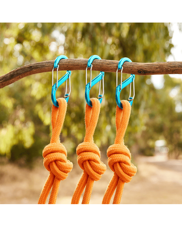 3 Pack Double Lock Hook Carabiners