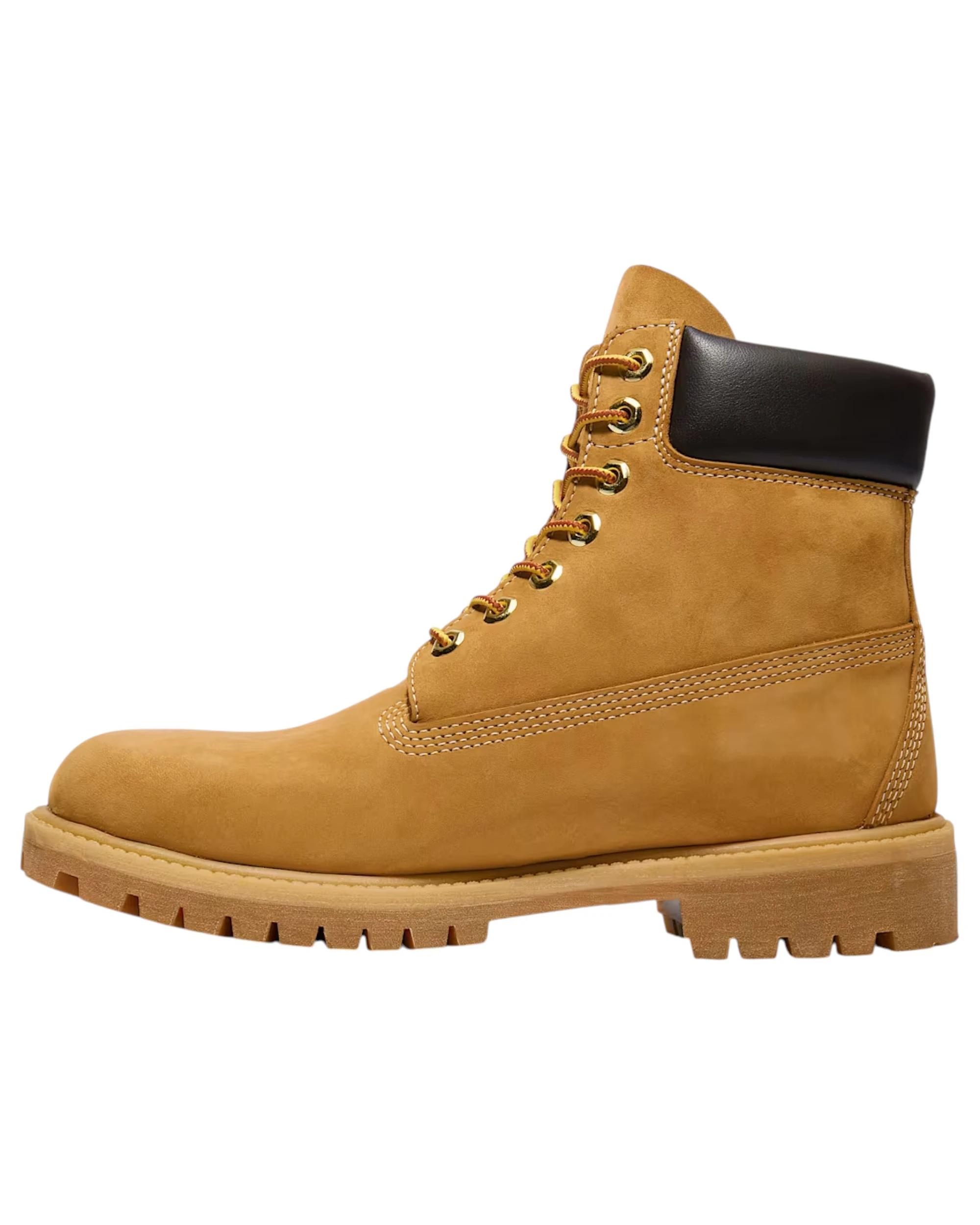 2 Timberland Mens 6-Inch Premium Waterproof Nubuck Wide Boot WHEAT, 2 of 7