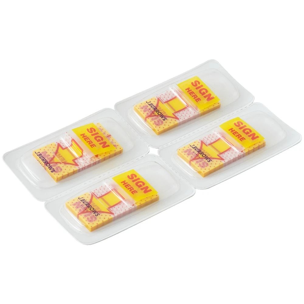 2 J.Burrows Sign Here Flags 25 x 44mm 8 Pack, 2 of 3