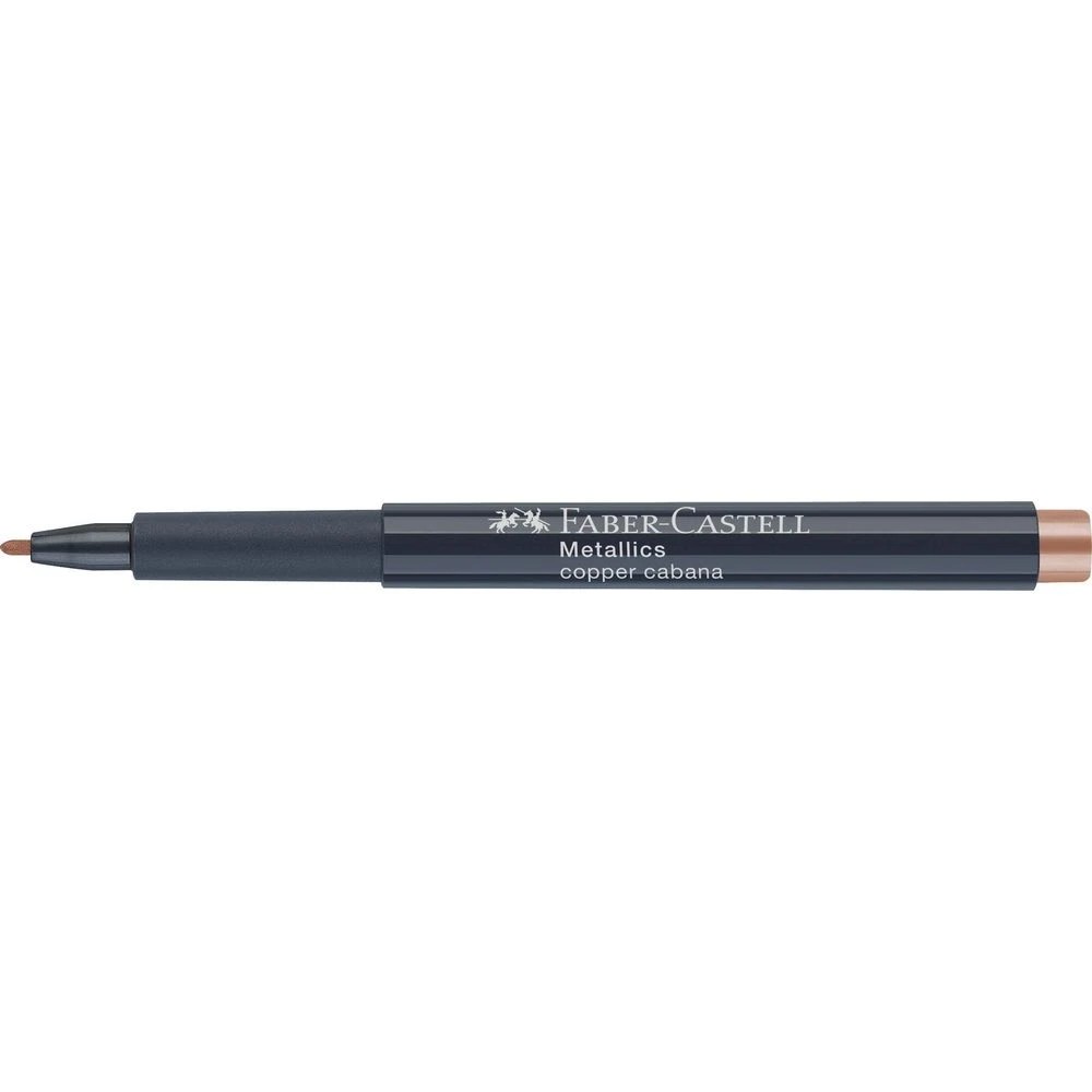 3 Faber-Castell Metallic Permanent Marker Copper Cabana, 3 of 6