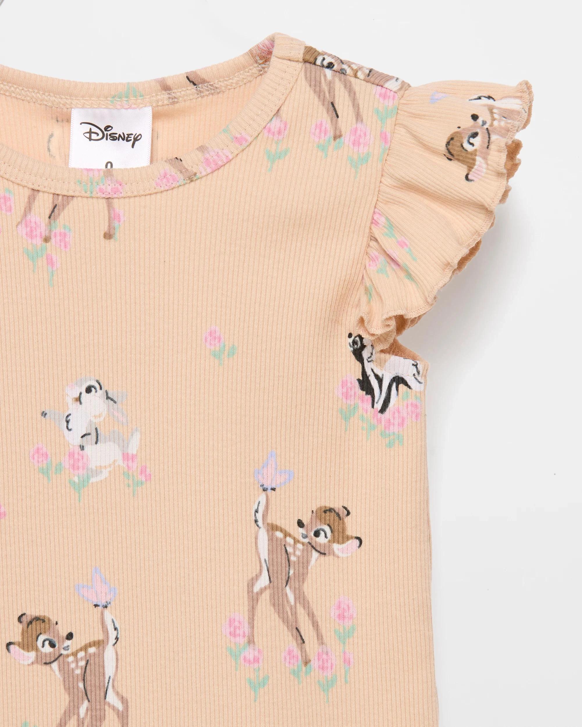 2 Target License Baby Short Sleeve Rib Bodysuit BAMBI, 2 of 2